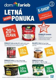 Dom farieb leták platný od 01.07.2026