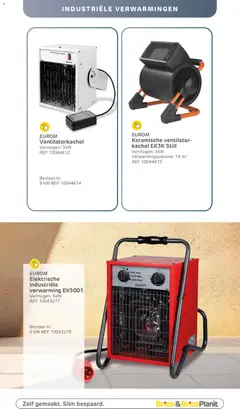Brico Plan-it folder Verwarming - Voorbeeld van een folder van Brico Plan-it, geldig van 09.02.2026 | Pagina: 68 | Producten: Kachel, Ventilator