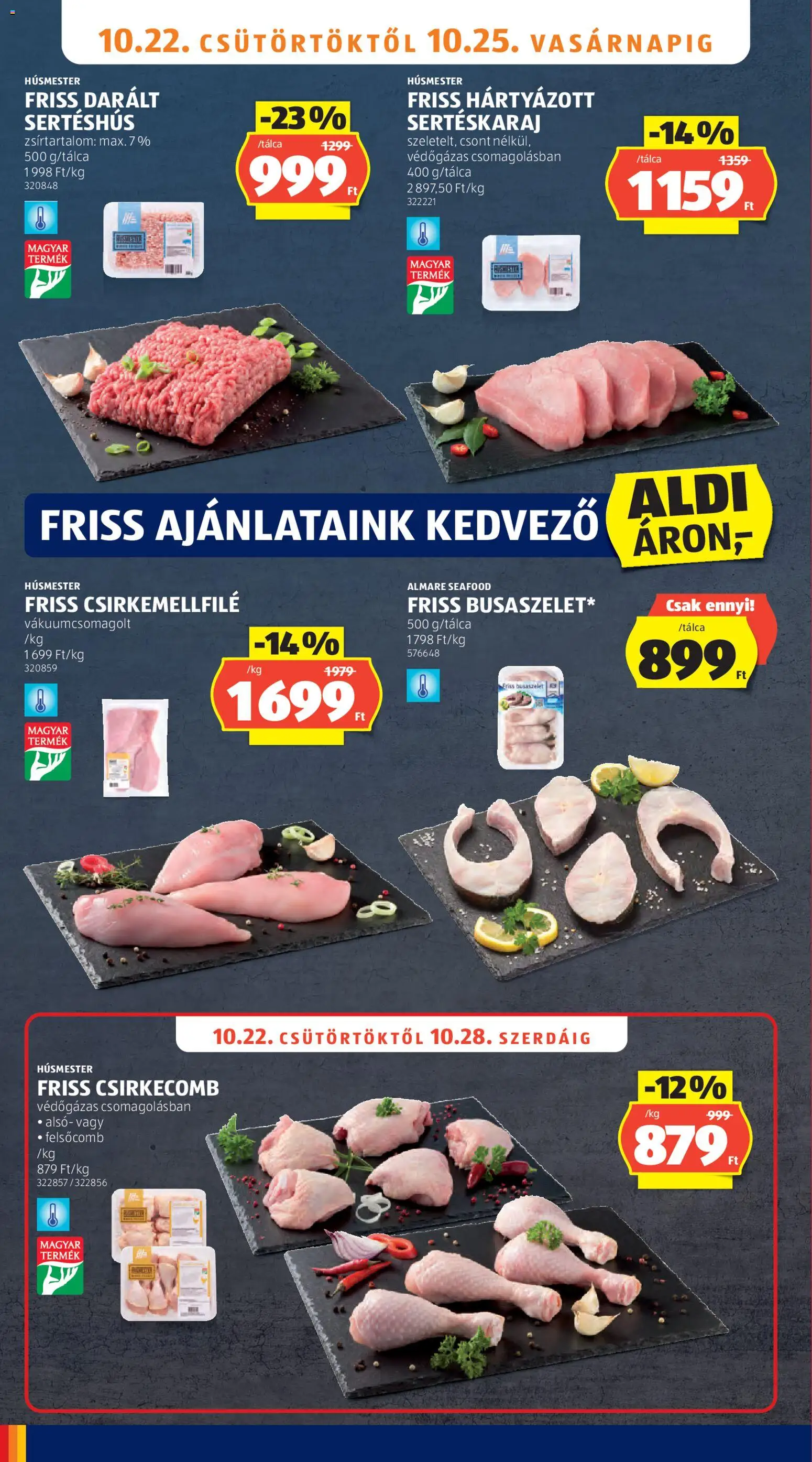 Aldi akciós ujság - amely érvényes a következő dátumtól: 2026.10.22. | Oldal: 10