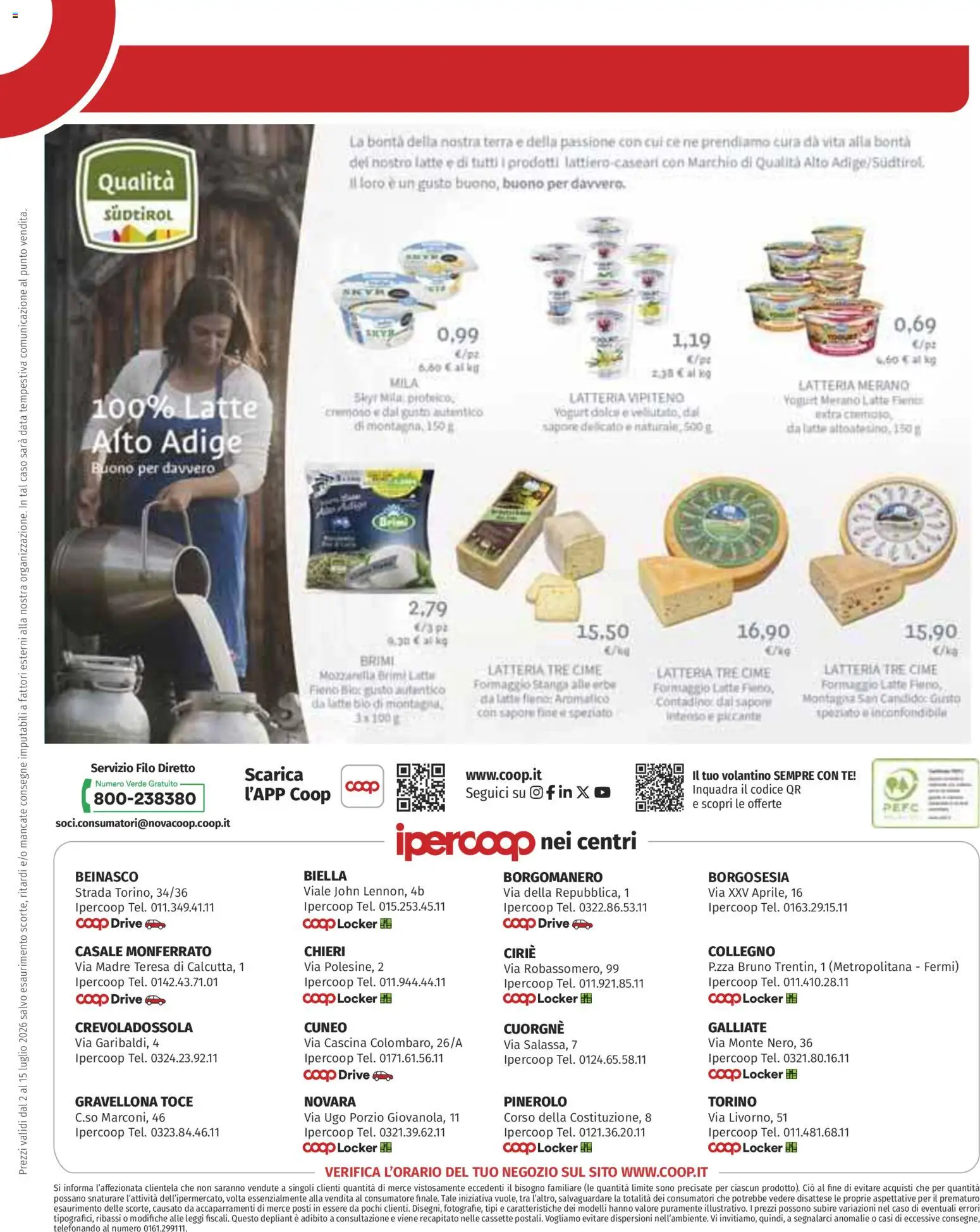 Volantino Ipercoop del 02/07/2026 | Pagina: 37 | Prodotti: Yogurt, Sapone, Tè, Mozzarella