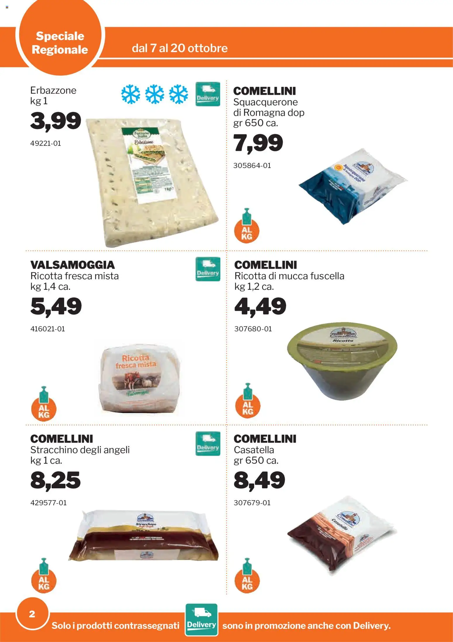 Volantino Sogegross del 07/10/2026 | Pagina: 2 | Prodotti: Stracchino, Ricotta