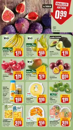 Rewe Prospekt ab 28.09.2026 gültig | Seite: 10 | Produkte: Bananen, Avocado, Mango, Saft