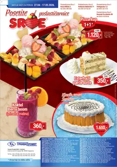 Klasik torta Šarlota, Zamrznuta Klasik torta Šarlota - pregled Trnava Promet kataloga - važi od 27.04.2026 | Strana: 24