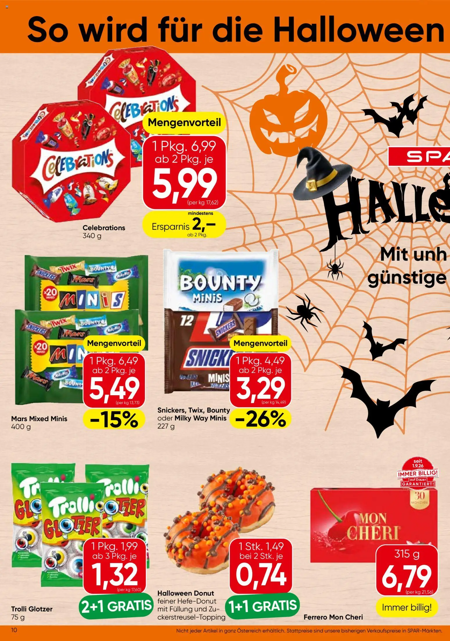 Spar Flugblatt gültig ab 15.10.2026 | Seite: 10