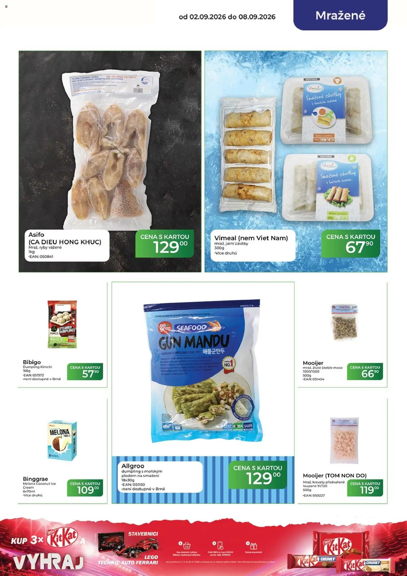 Tamda Foods leták od 02.09.2026 | Strana: 21 | Produkty: Ryby, Lego Technic, Maso, Krevety
