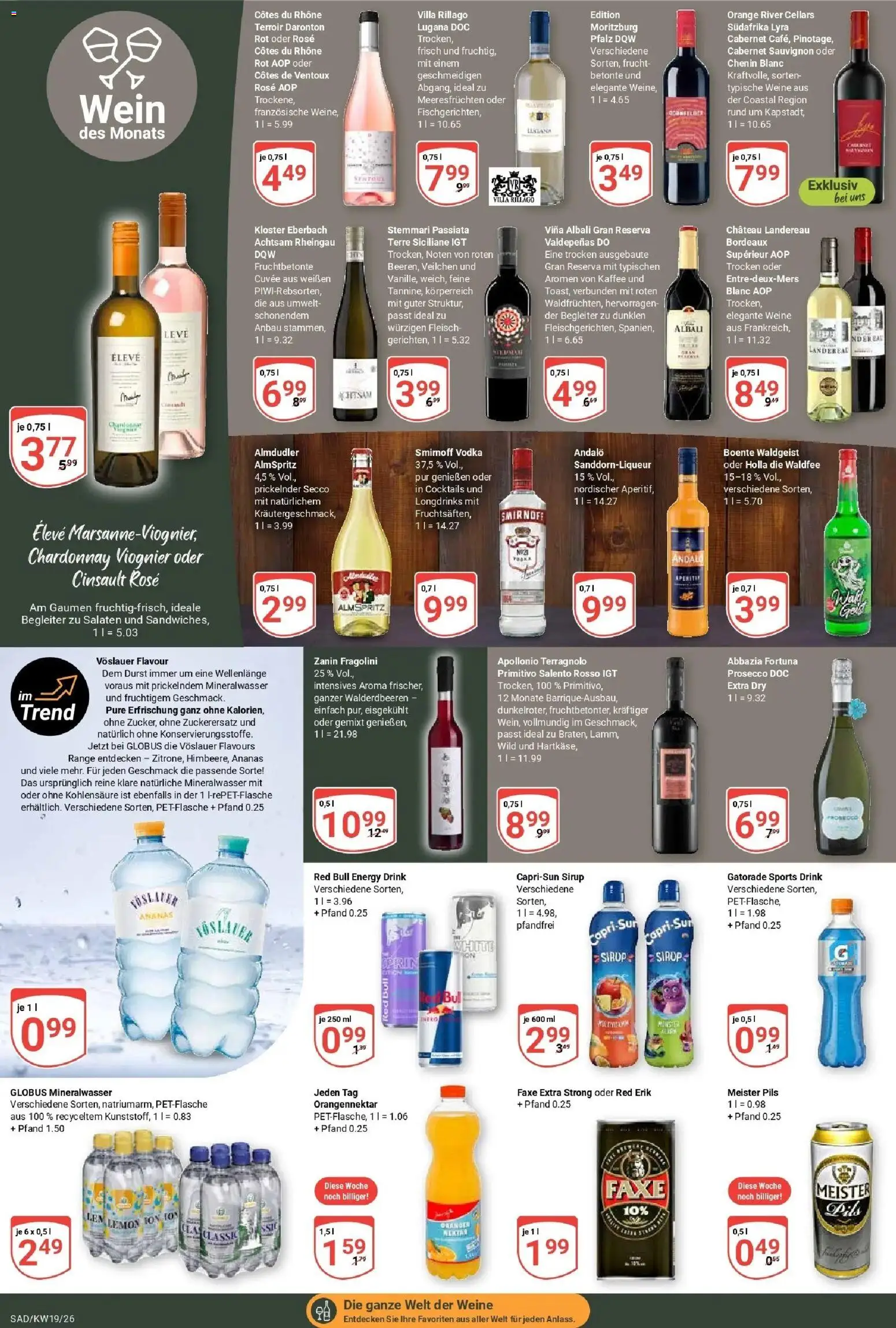Globus Prospekt Schwandorf	 (ab 04.05.2026) » Angebote online | Seite: 15 | Produkte: Pils, Prosecco, Wein, Vodka