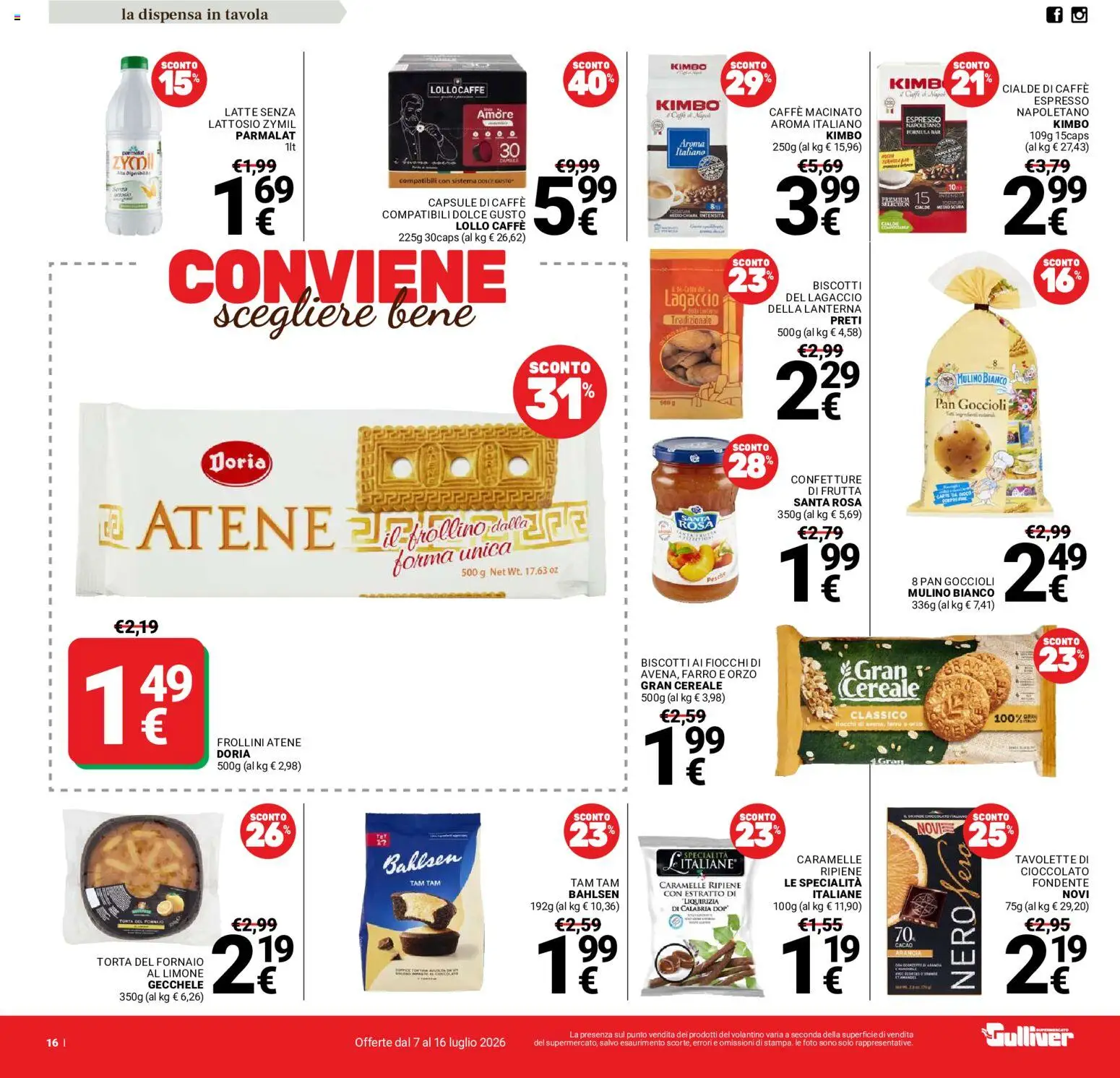 Volantino Gulliver del 07/07/2026 | Pagina: 16