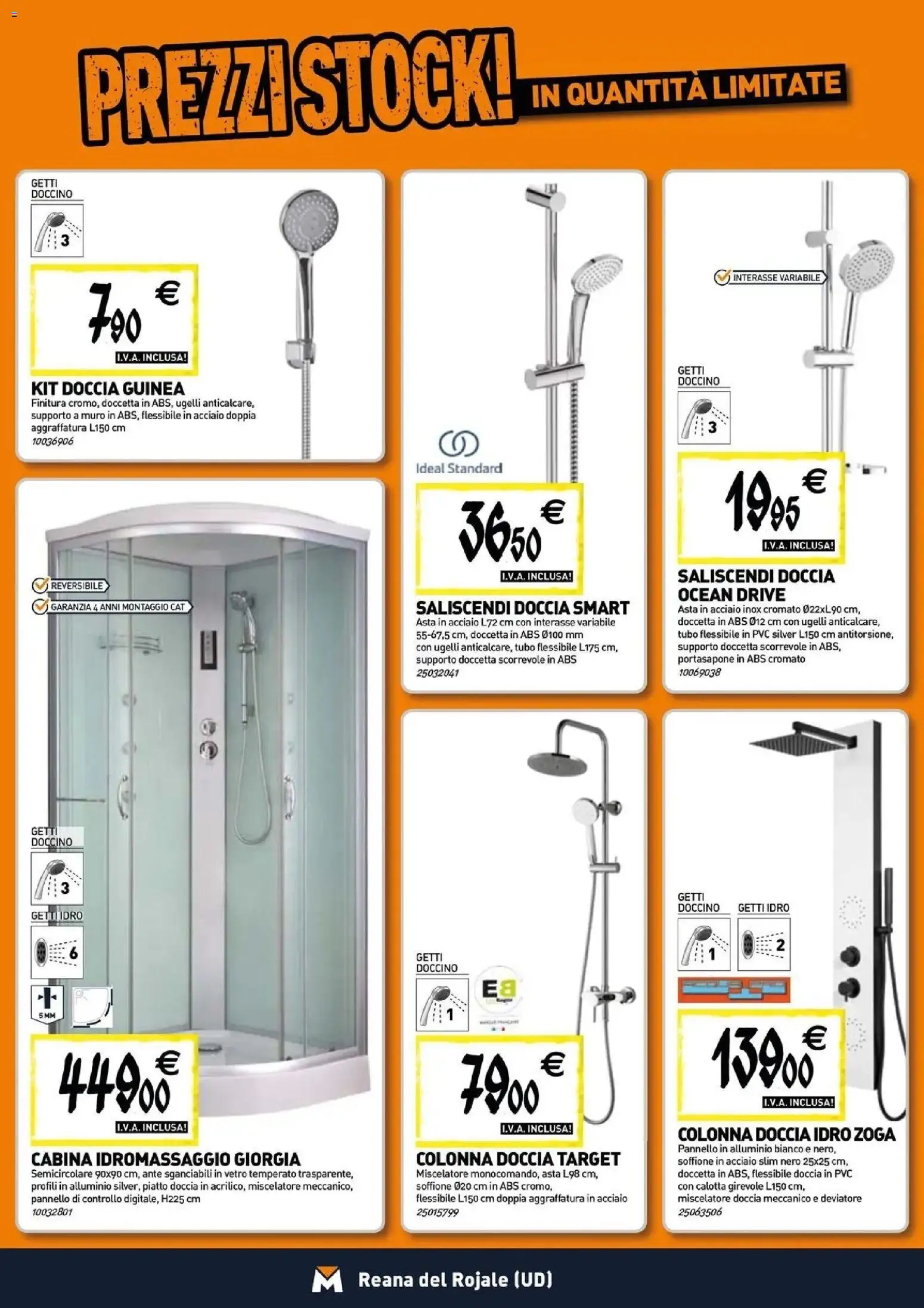 Nuovo TECNOMAT catalogo Reana del Rojale dal 27/08/2026 > offerte anteprima 🛍️ | Pagina: 3 | Prodotti: Tubo, Piatto, Alluminio, Doccia