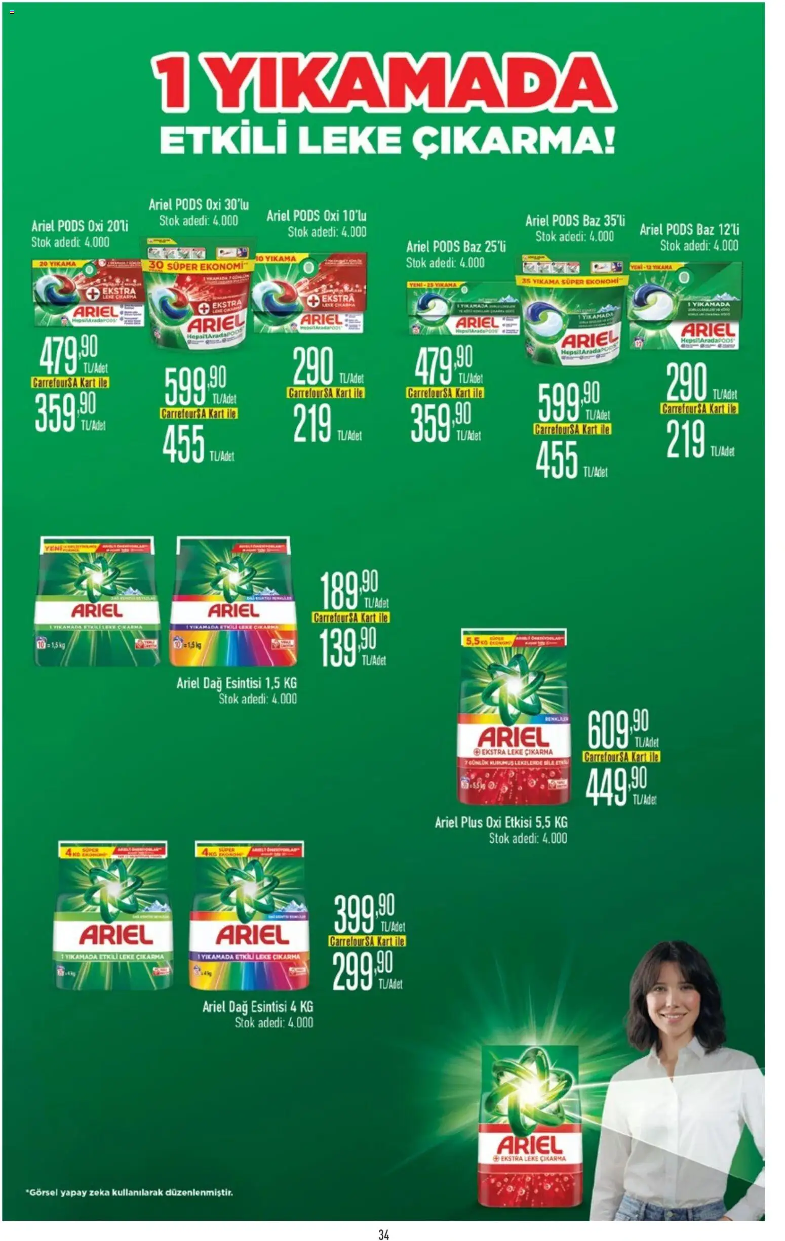 CarrefourSA Katalog - 09 Temmuz 2026 tarihinden itibaren geçerlidir | Sayfa: 34