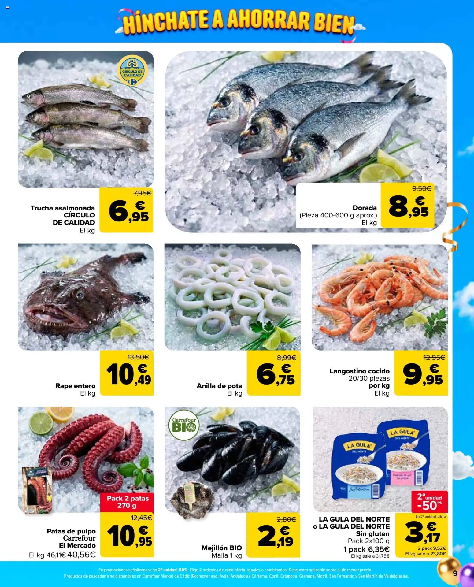 Carrefour Market folleto │ válido desde el 24/09/2026 | Página: 9 | Productos: Trucha, Langostino