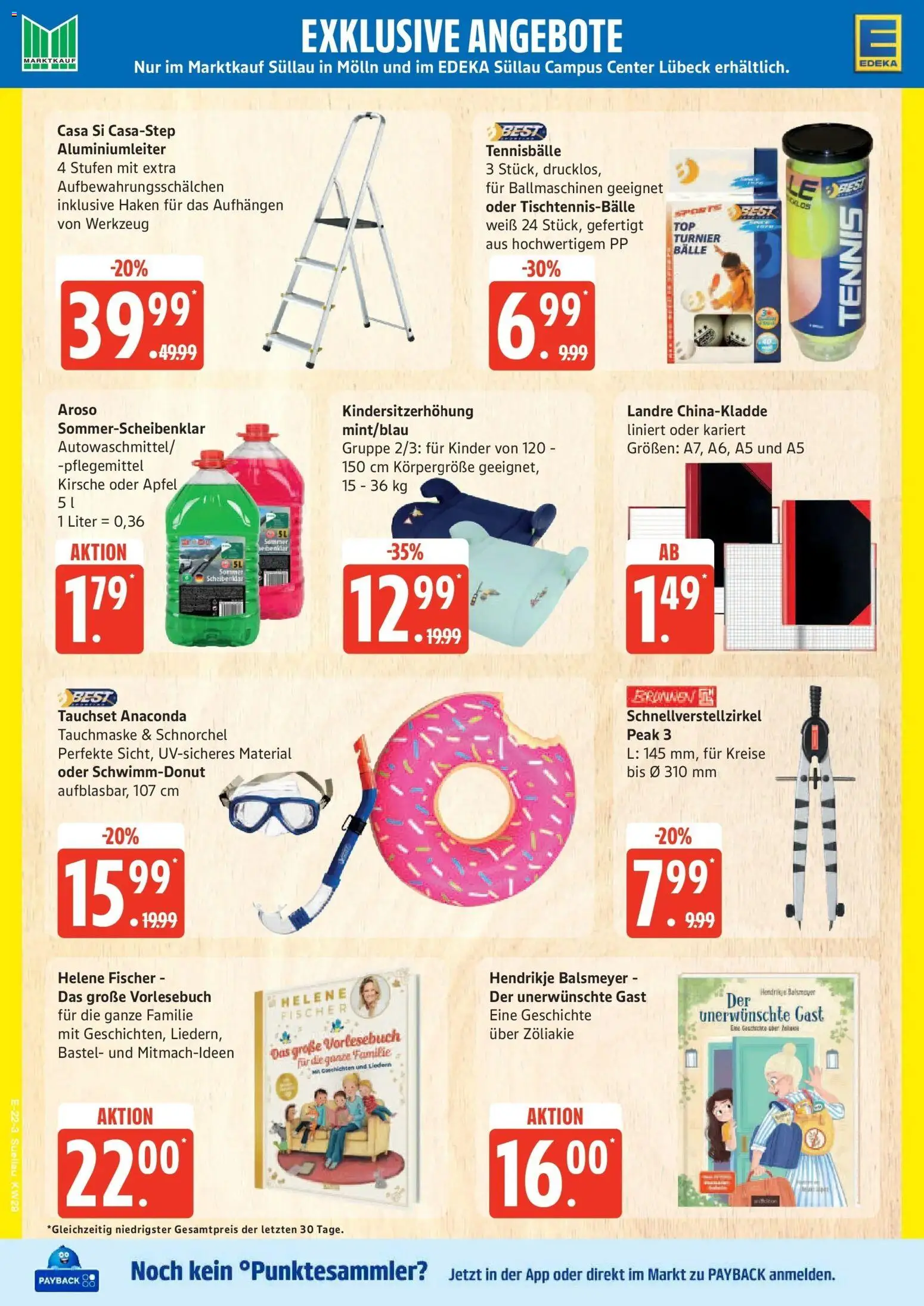 Edeka Prospekt Mölln – gültig ab 13.07.2026 | Seite: 29 | Produkte: Äpfel, Tischtennisbälle, Tennisbälle