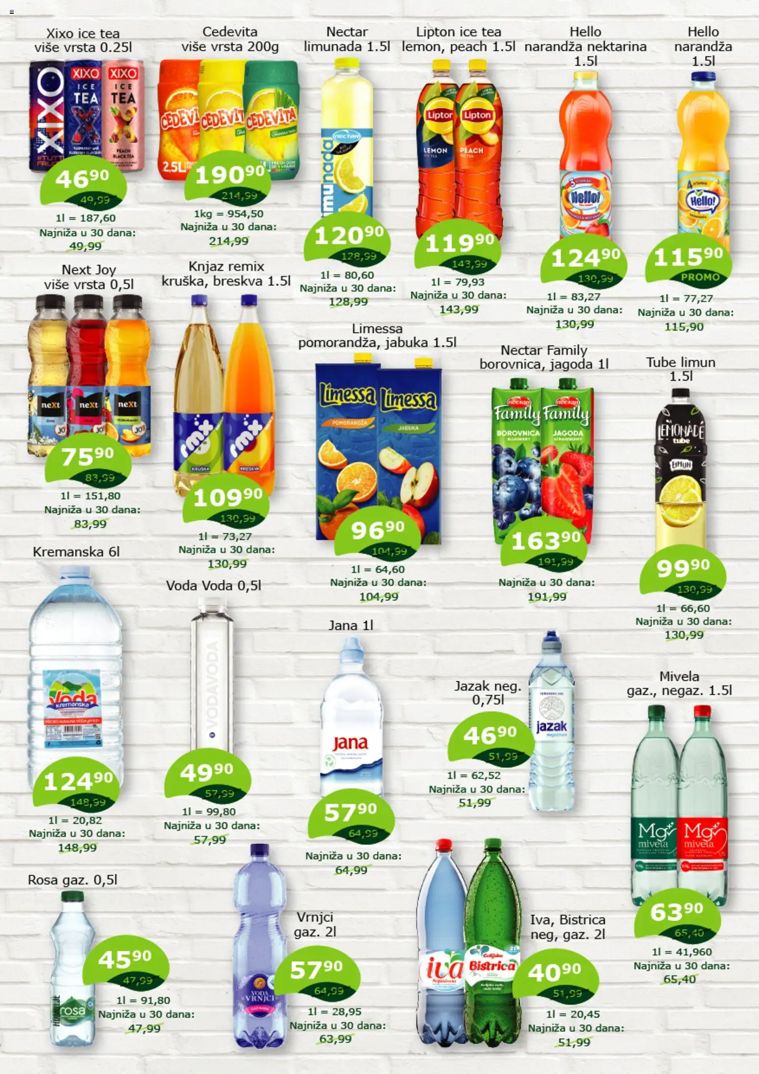 Valor katalog - važi od 16.08.2026 | Strana: 3 | Proizvode: Voda