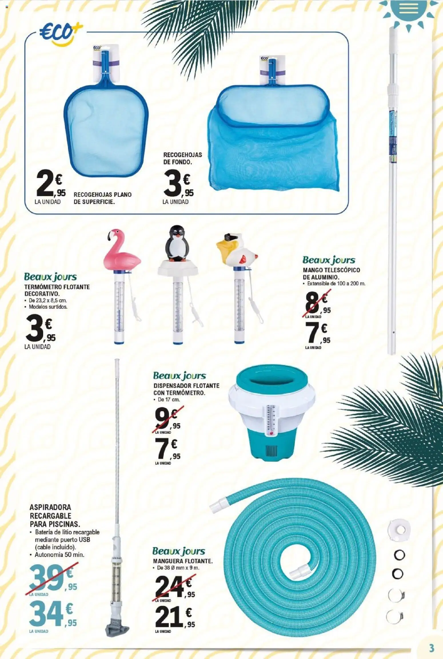 E.Leclerc folleto │ válido desde el 01.06.2026 | Página: 3 | Productos: Cable, Aspiradora, Ρούτερ, Termómetro