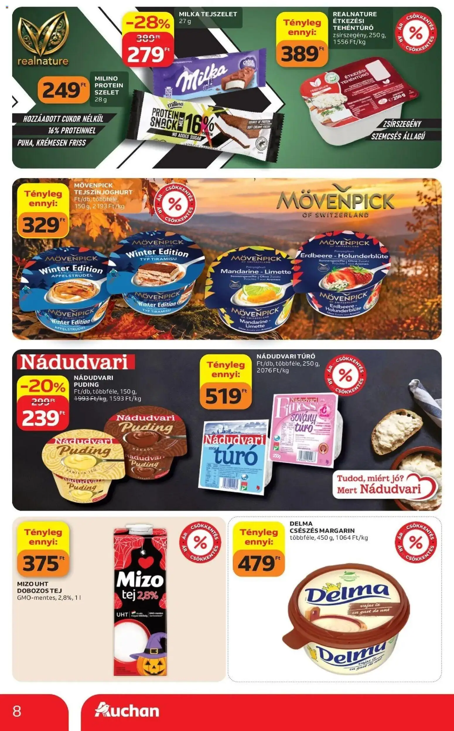 Auchan akciós újság - 2026.10.29. -tól/töl > akció, lapozható szórólap 🛍️ | Oldal: 8