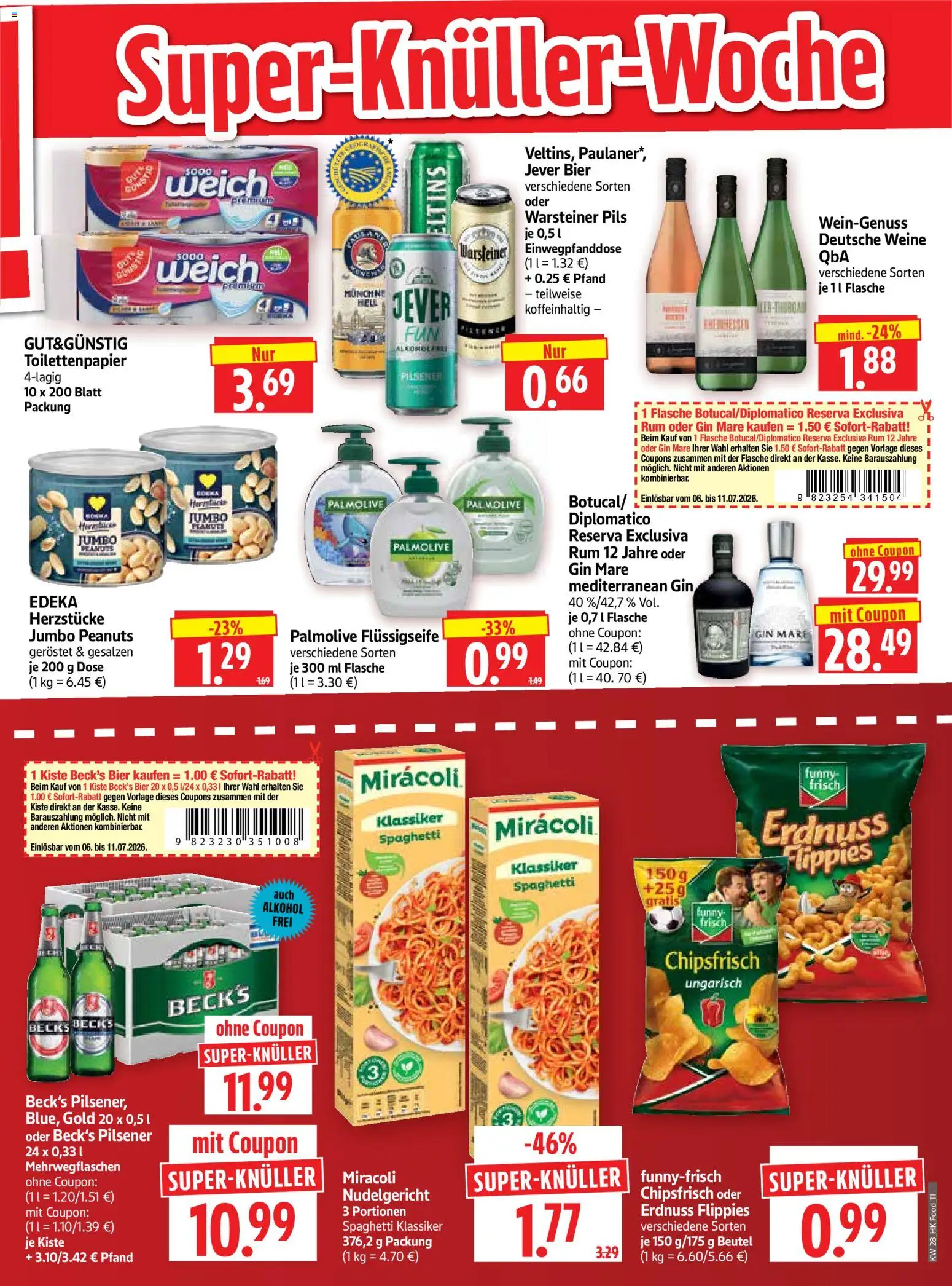 HERKULES Prospekt – gültig ab 06.07.2026 | Seite: 11 | Produkte: Rum, Pils, Warsteiner, Jever