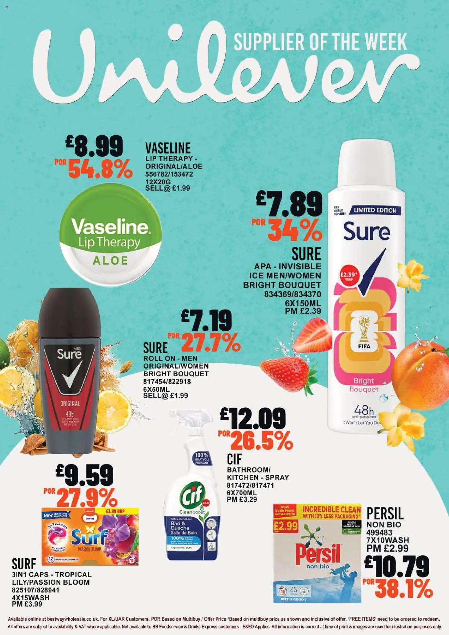 {H1} | Page: 17 | Products: Ice, Fragrance, Antiperspirant, Drinks