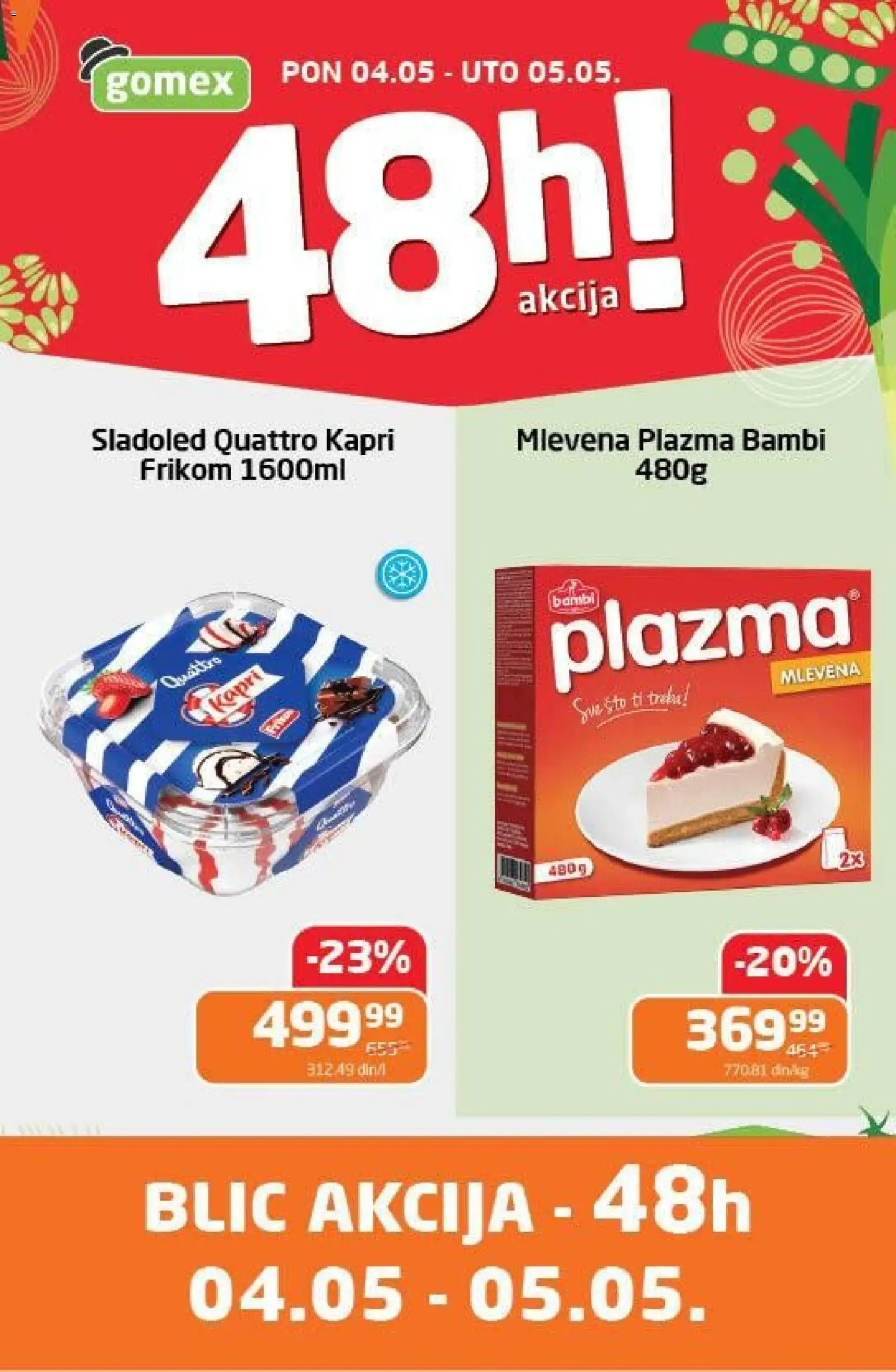 Gomex katalog - važi od 04.05.2026 | Strana: 1