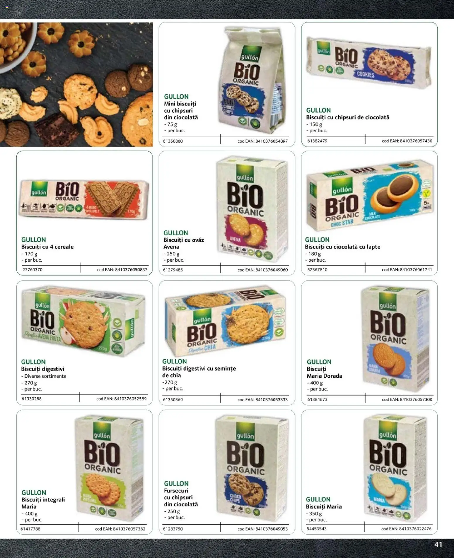 Noul catalog Selgros – valabil de la 09.02.2024 | Pagină: 41 | Produse: Lapte, Cereale, Chipsuri, Biscuiți