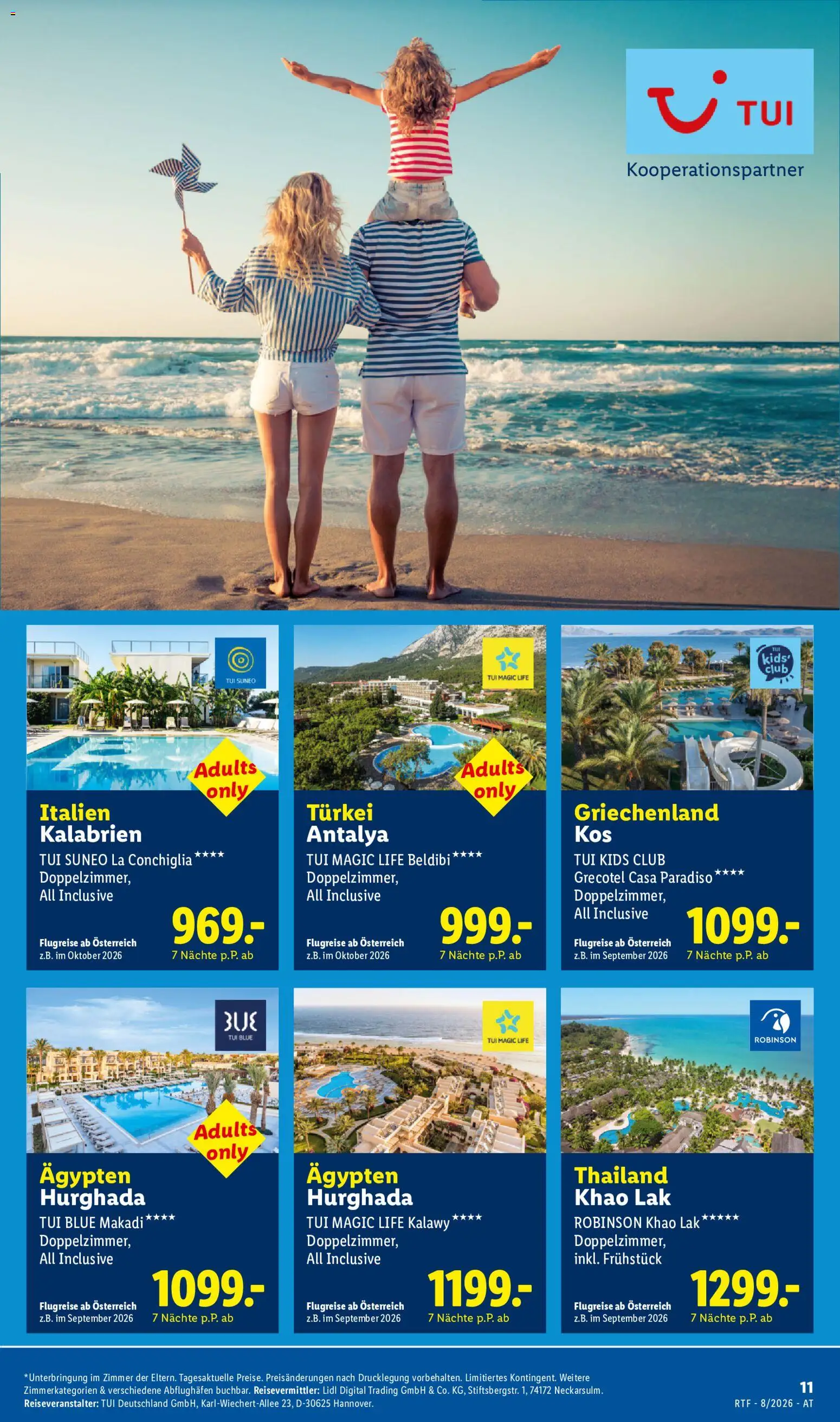 Lidl August/September Reise - Highlights gültig ab 12.08.2026 | Seite: 11