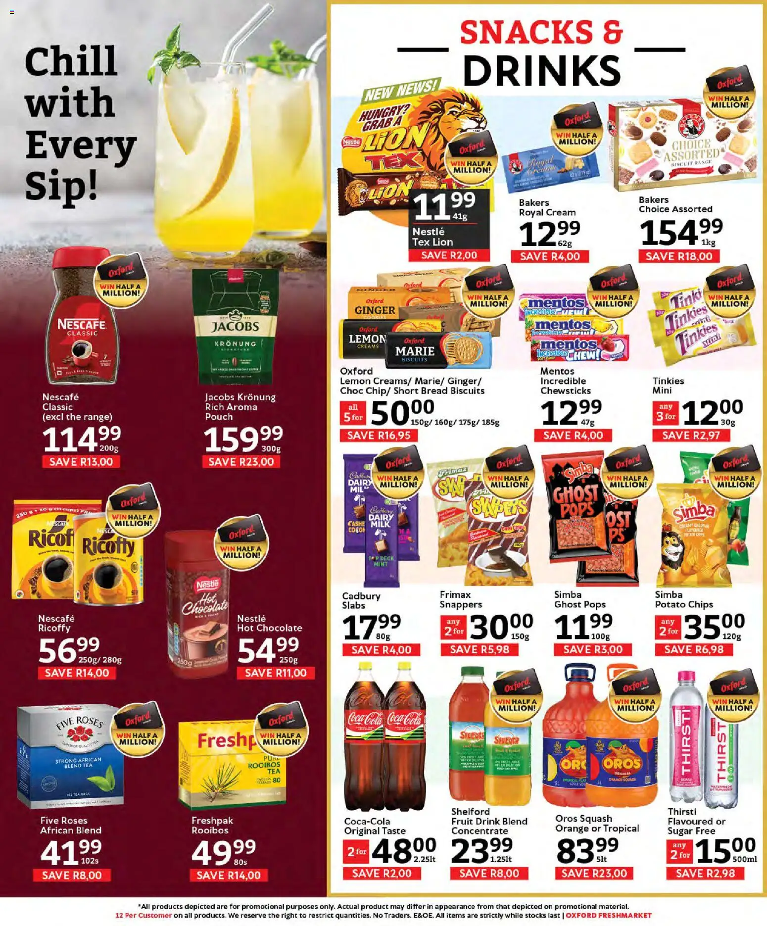 New Oxford Freshmarket catalogue – valid from 30/09/2026 | Page: 10 | Products: Milk, Bread, Snacks, Cream