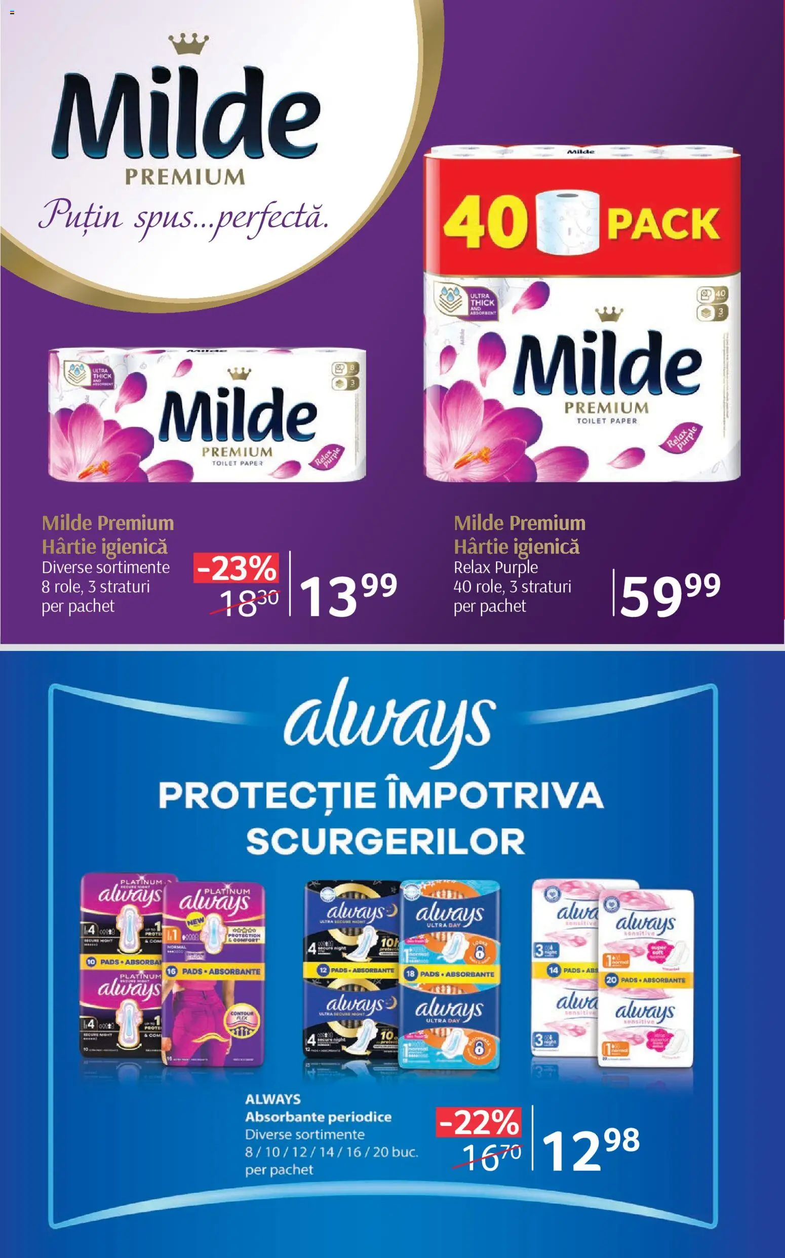 Noul catalog Selgros – valabil de la 21.08.2026 | Pagină: 12 | Produse: Premium, Absorbante