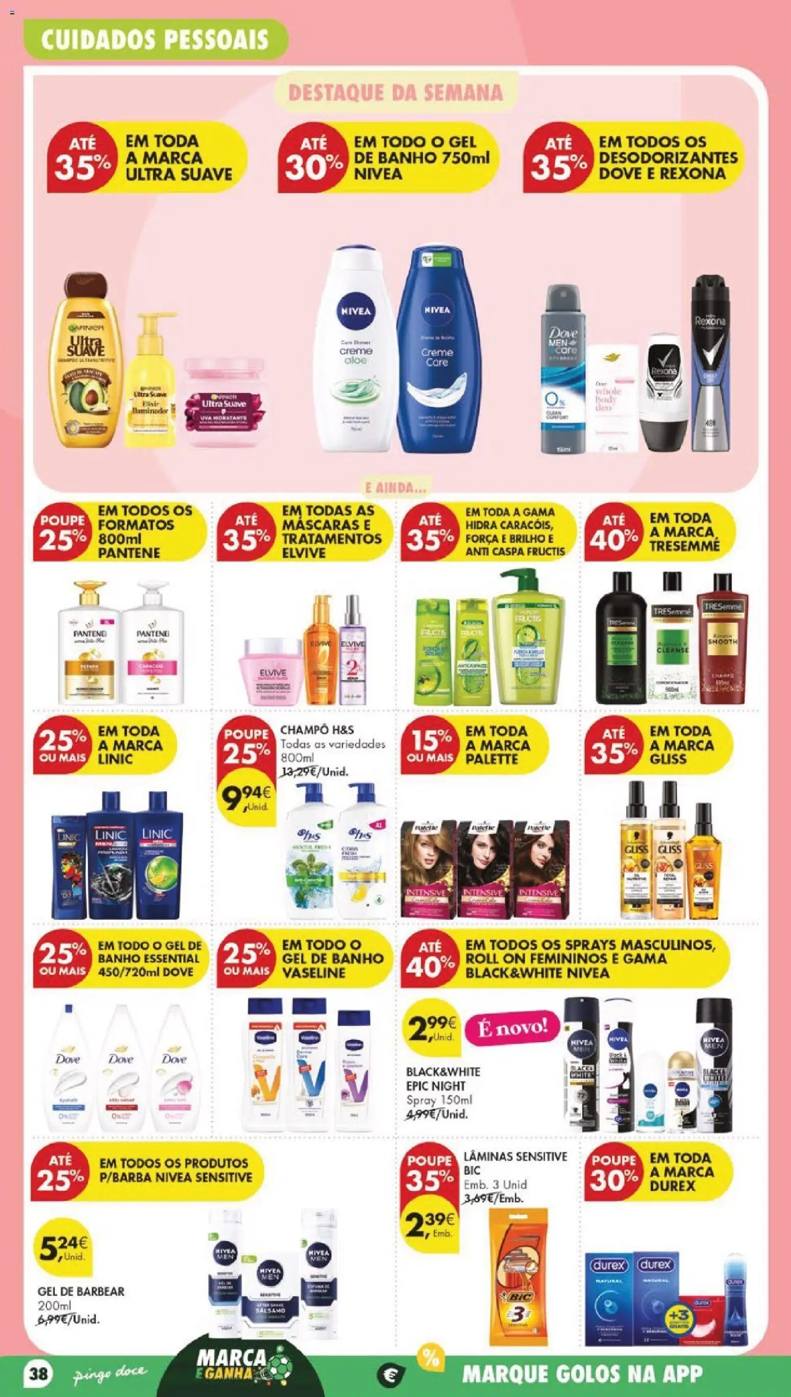 Pingo Doce folheto │ válido de 07/07/2026 | Página: 44 | Produtos: Iluminador, Gel de banho, Banho, Creme