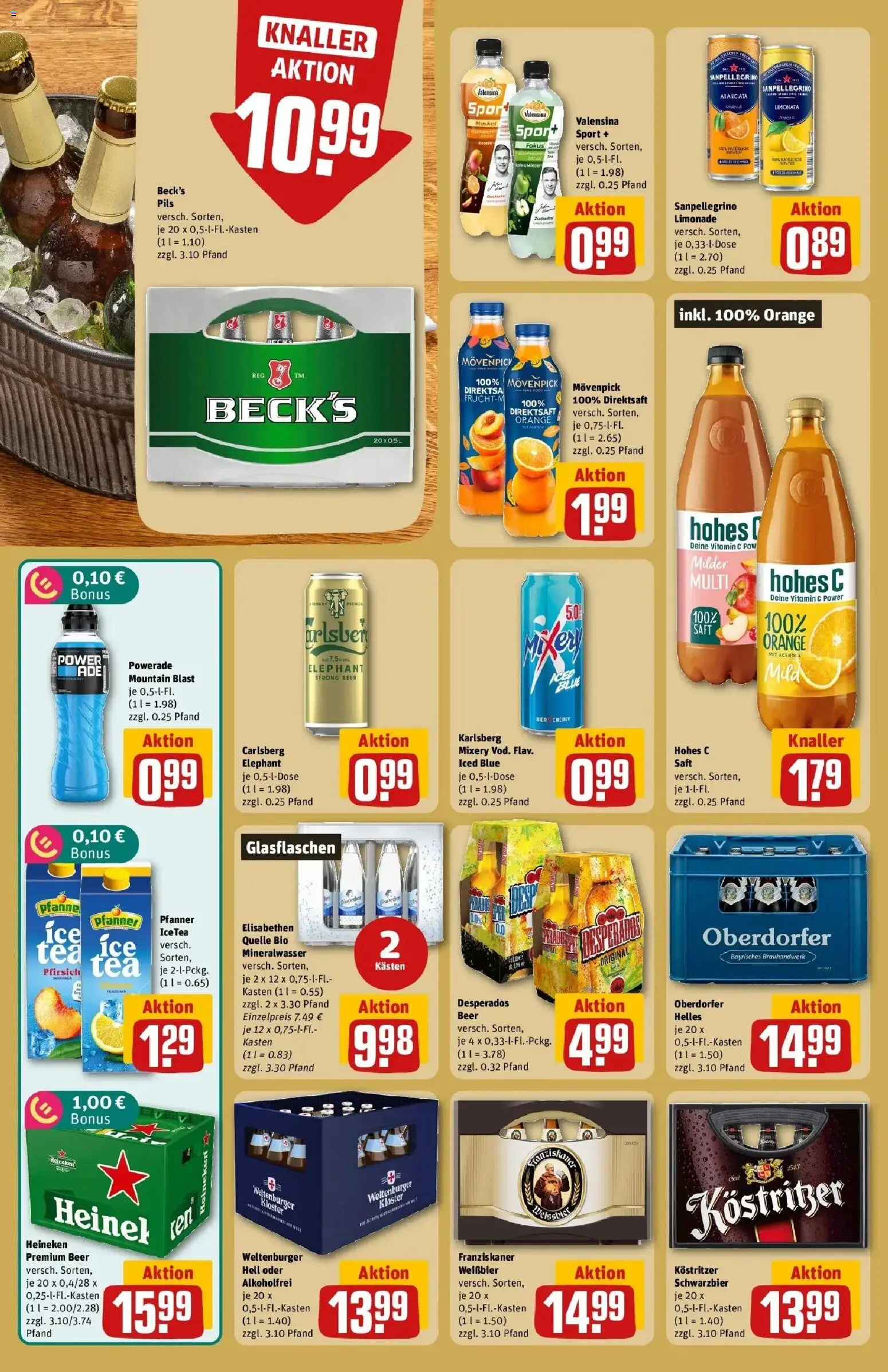 REWE Prospekt ab 31.08.2026 zum Blättern » Angebote | Seite: 20 | Produkte: Franziskaner, Bier, Pils, Saft