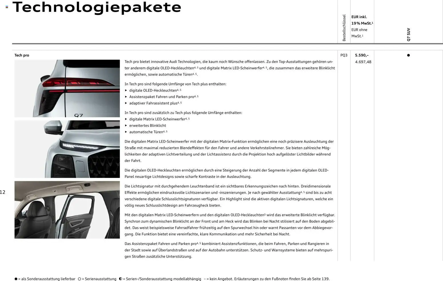 Audi Q7 – gültig ab 23.06.2026 | Seite: 12