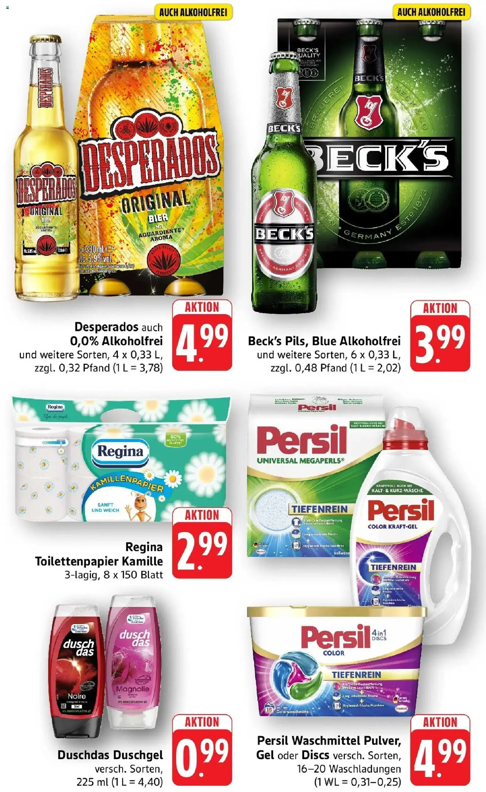 nah & gut Prospekt Gengenbach – gültig ab 20.07.2026 | Seite: 7 | Produkte: Duschgel, Waschmittel, Desperados, Persil