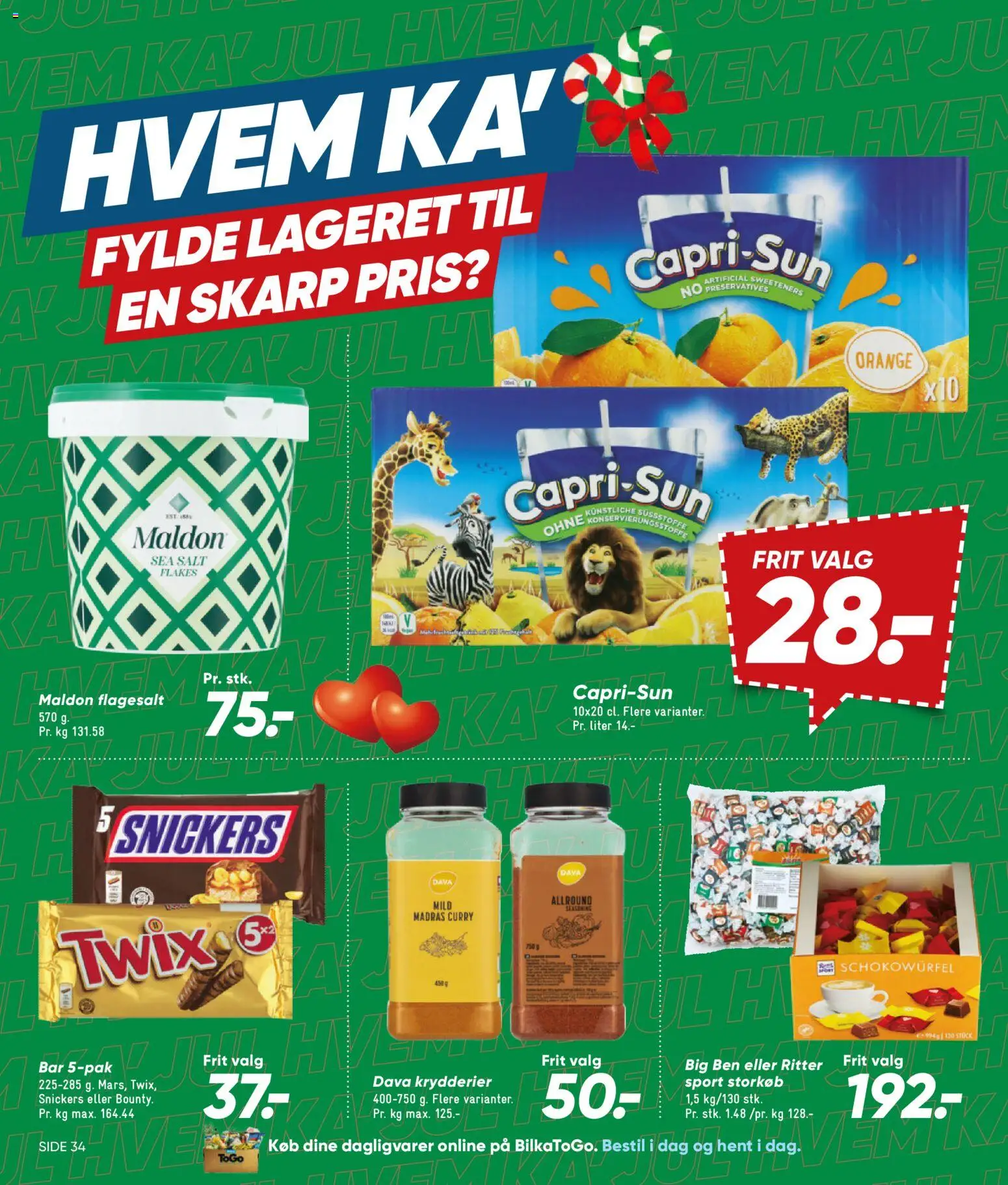 Bilka tilbudsavis – gyldig fra 30/10/2026 | Side: 48 | Produkter: Dagligvarer, Øl, Madras, Salt