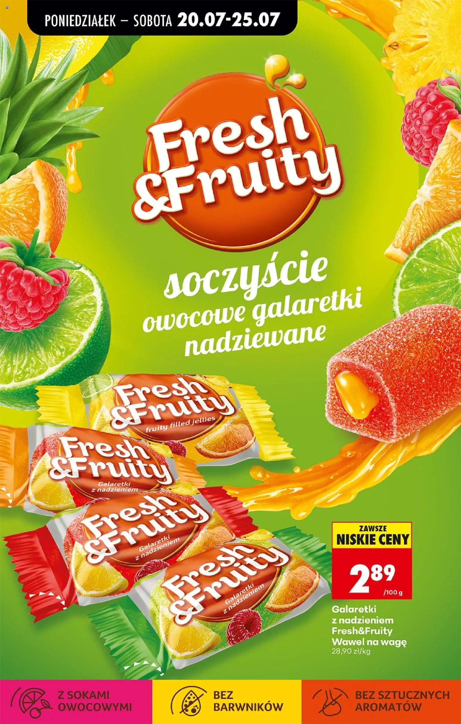 Biedronka gazetka od poniedziałku od 20.07.2026 | Strona: 58 | Produkty: Galaretki