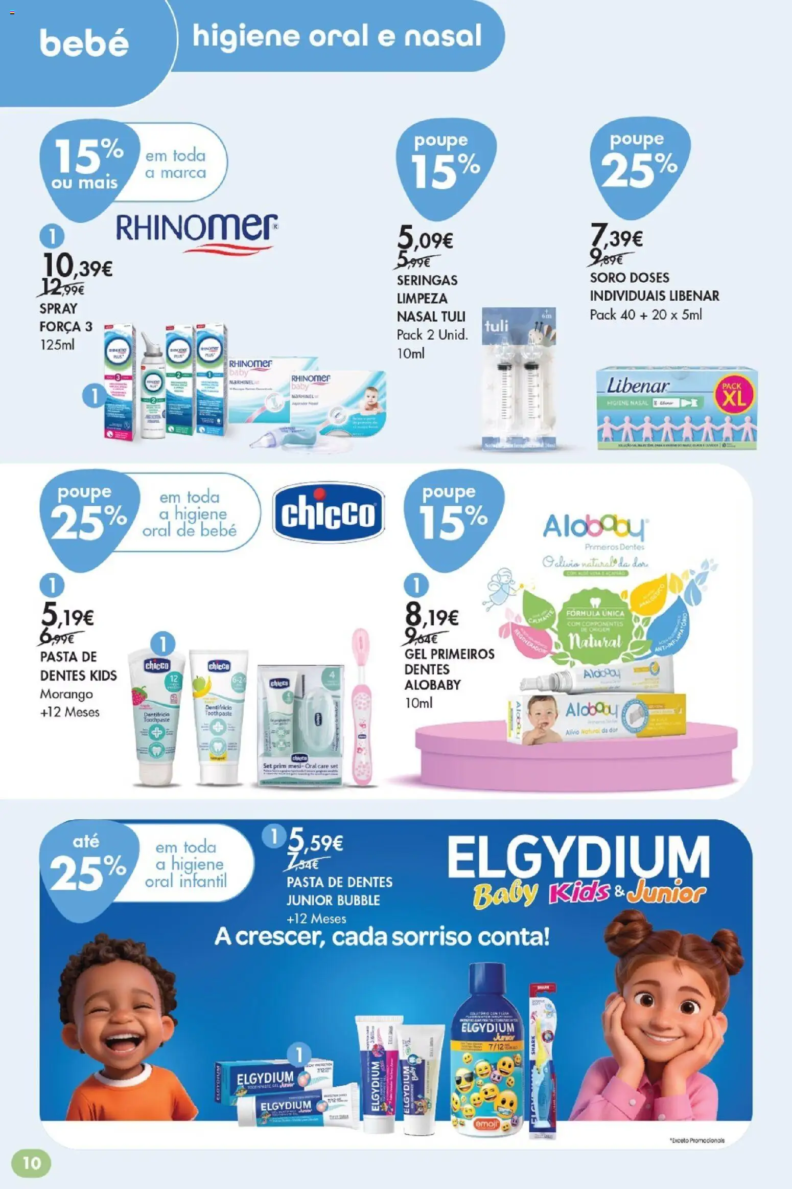 Pingo Doce Bem Estar Regresso à Rotina Lojas │ válido de 25/08/2026 | Página: 10 | Produtos: Higiene oral, Pasta de dentes