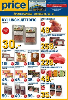 Forhåndsvisning av Price Lagerbutikk kundeavis gyldig fra 19/08/2026