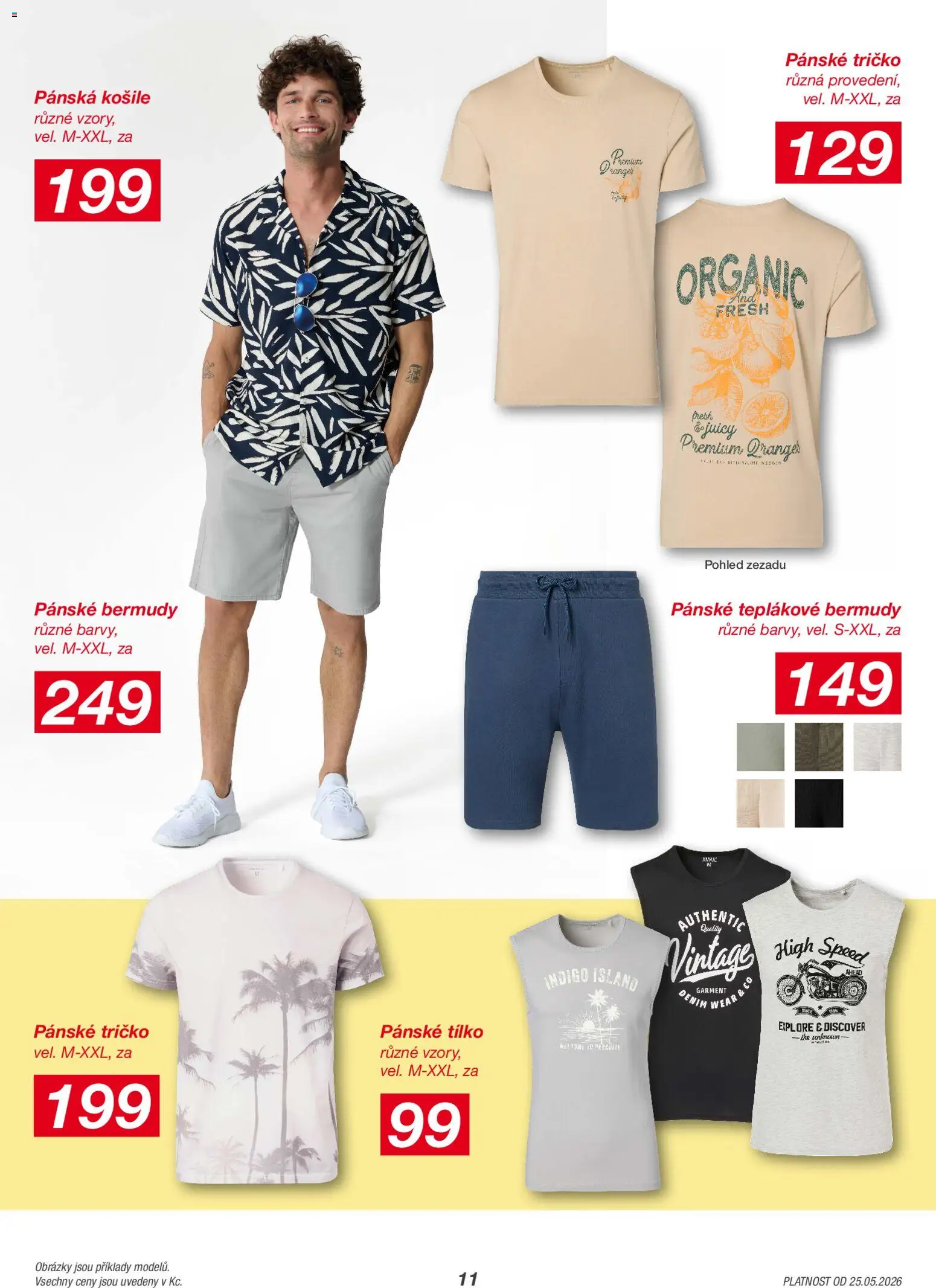 Kik leták od 25.05.2026 | Strana: 11 | Produkty: Tričko, Tílko, Košile