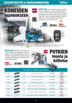 Makita-mainoslehti voimassa 01.01.2026 alkaen | Sivu: 11