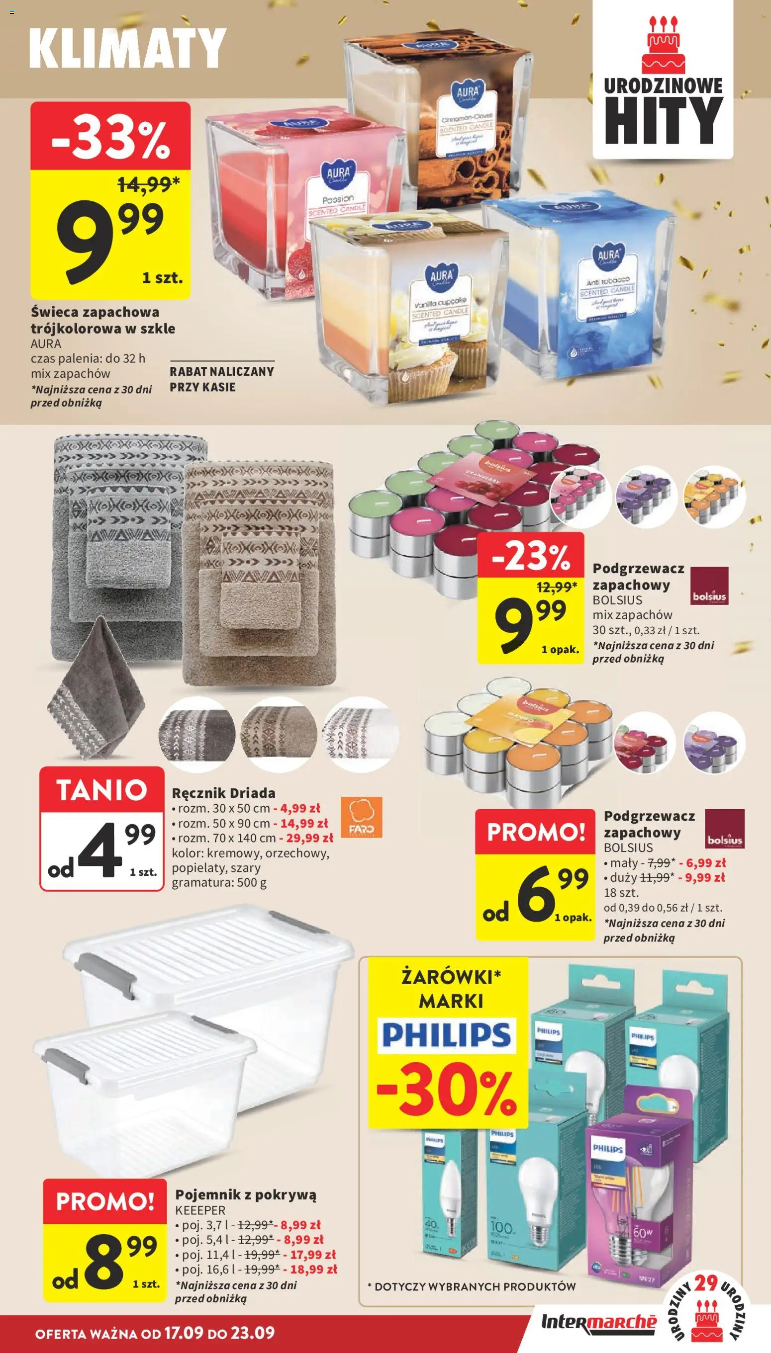 Intermarche gazetka od 17.09.2026 | Strona: 45 | Produkty: Świeca