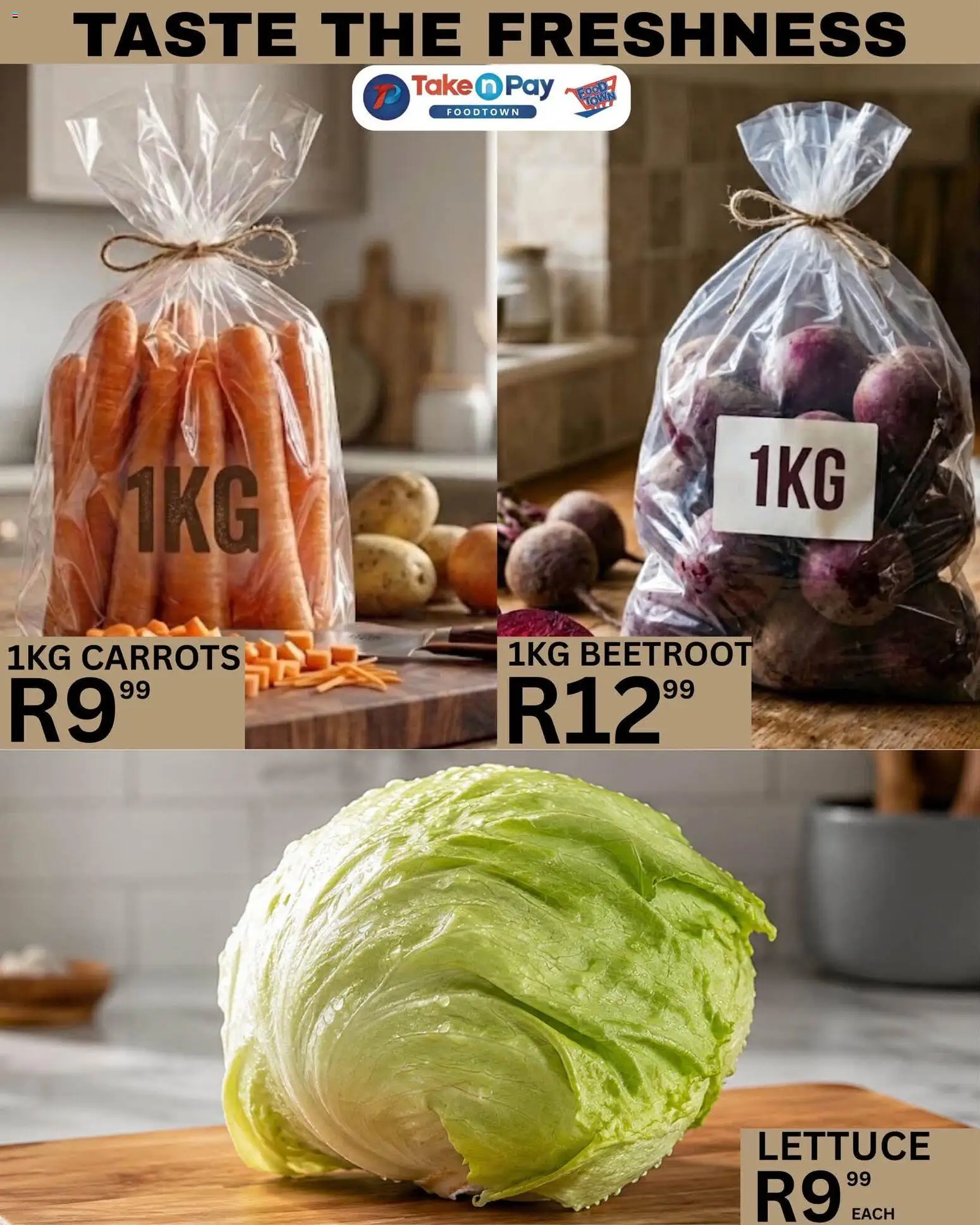 New Take n Pay catalogue – valid from 02/08/2026 | Page: 14 | Products: Carrots, Lettuce