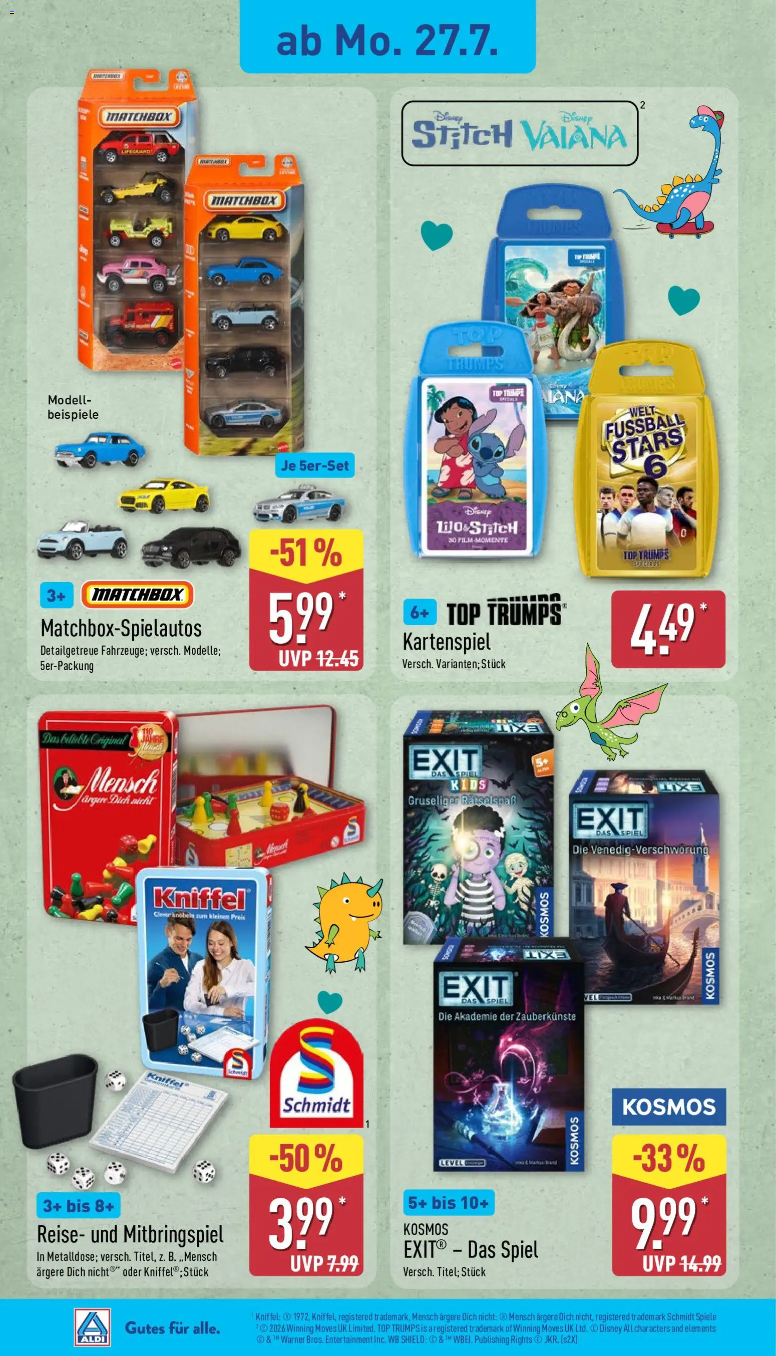 Aldi Ausblick – gültig ab 27.07.2026 | Seite: 8 | Produkte: Top, Spiel, Fußball