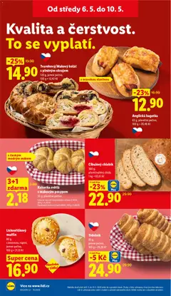 Náhled letáku Kaiserka světlá s makovým posypem, 50 g, pšeničné pečivo od 06.05.2026 | Strana: 12