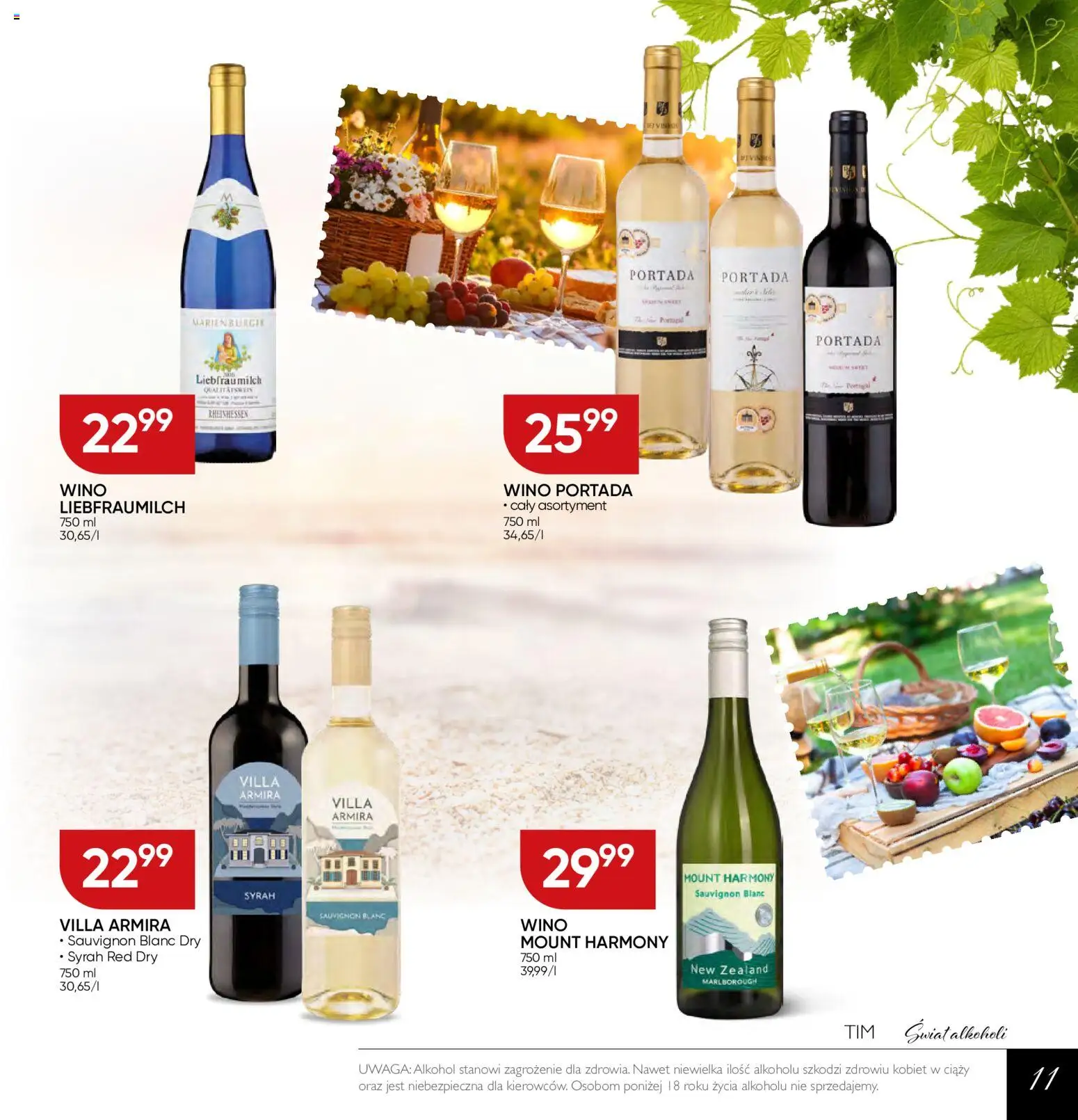Chata Polska gazetka - Mocna Oferta od 07.07.2026 | Strona: 11 | Produkty: Wino, Alkohol