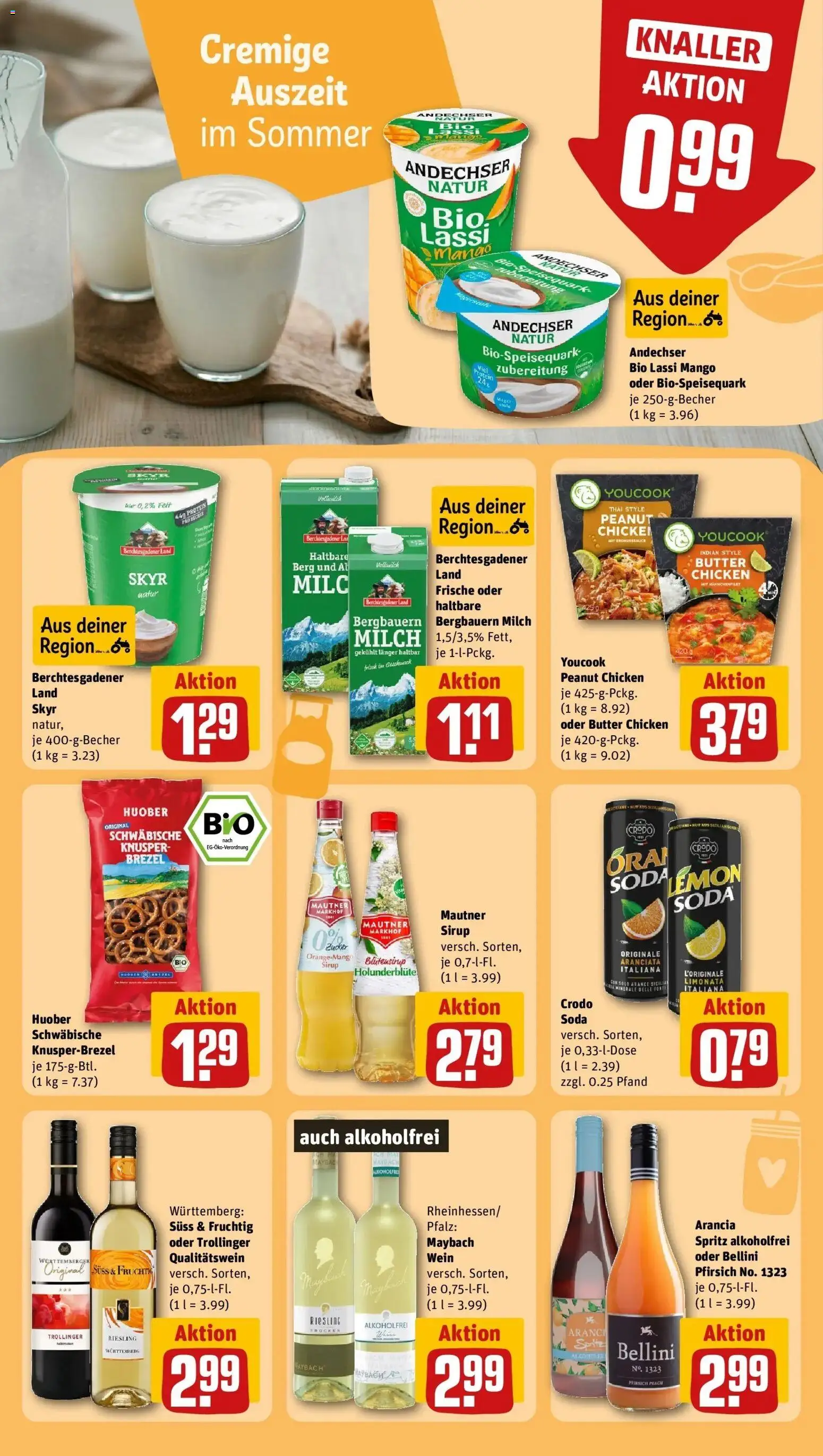 REWE Prospekt ab 17.08.2026 zum Blättern » Angebote | Seite: 17 | Produkte: Youcook, Zucker, Mango, Wein