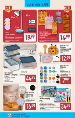 Pogląd oferty "Aldi gazetka - Hity od Środy i od Soboty" - ważna od 05.08.2026 | Strona: 6 | Produkty: Starter, Kabel, Lampka biurkowa