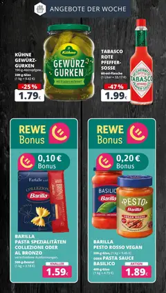 Rewe Prospekt Bergheim ab 26.10.2026 gültig | Seite: 5 | Produkte: Barilla, Balsamico, Soße, Pfeffer