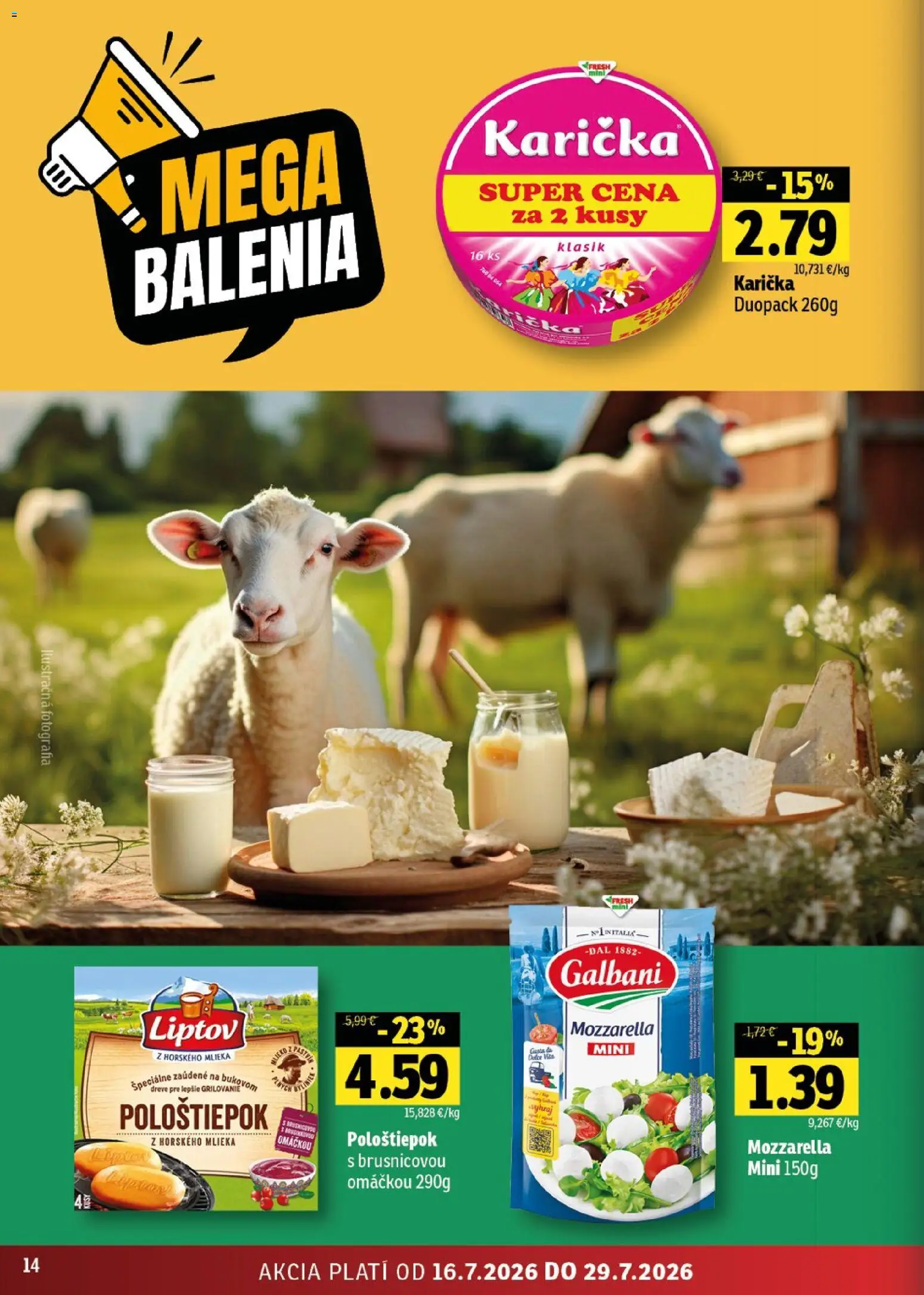 Nové Fresh akcie – leták je platný od 16.07.2026 | Strana: 14