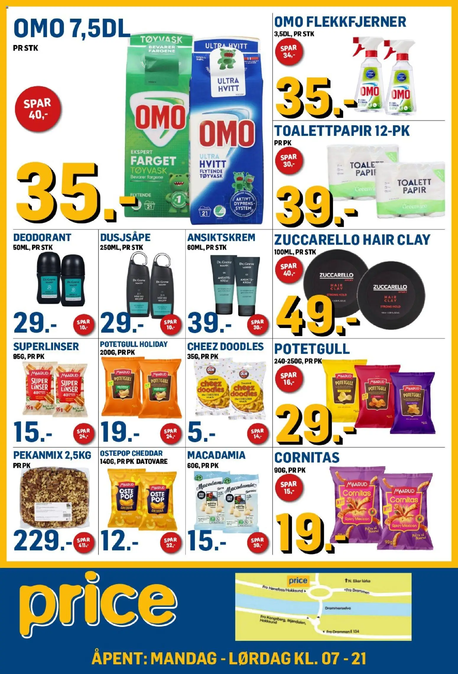 {H1} | Side: 8 | Produkter: Deodorant, Krem, Ostepop, Cheddar