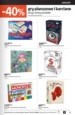 Pogląd oferty "Empik promocje" - ważna od 29.07.2026 | Strona: 55