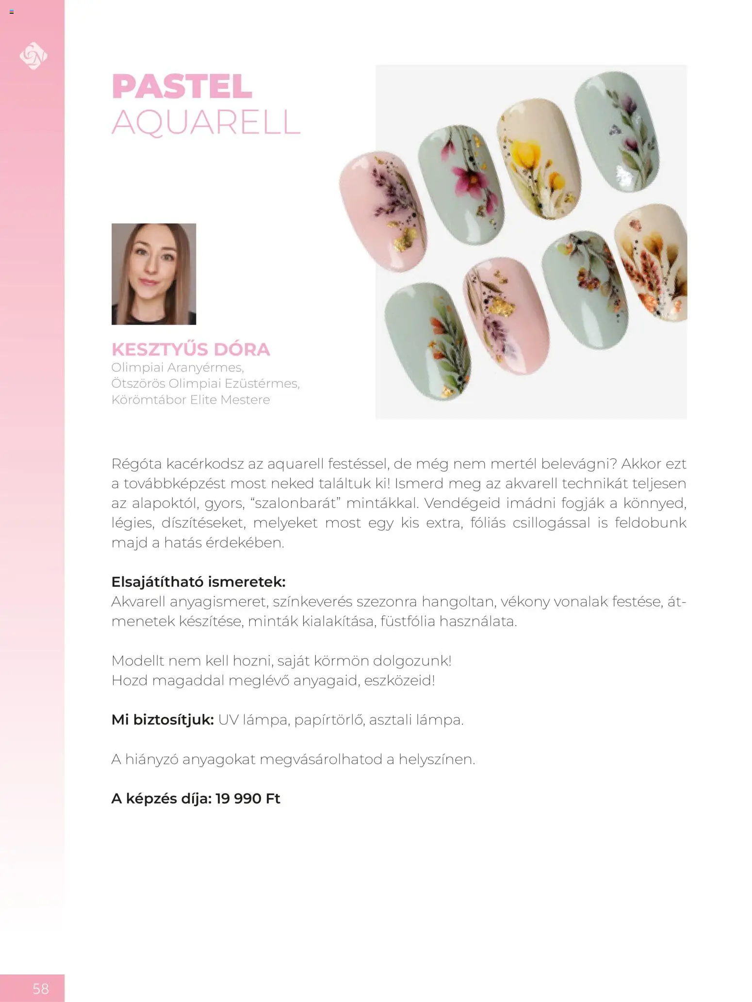 Crystal Nails akciós ujság - amely érvényes a következő dátumtól: 2026.09.08. | Oldal: 58