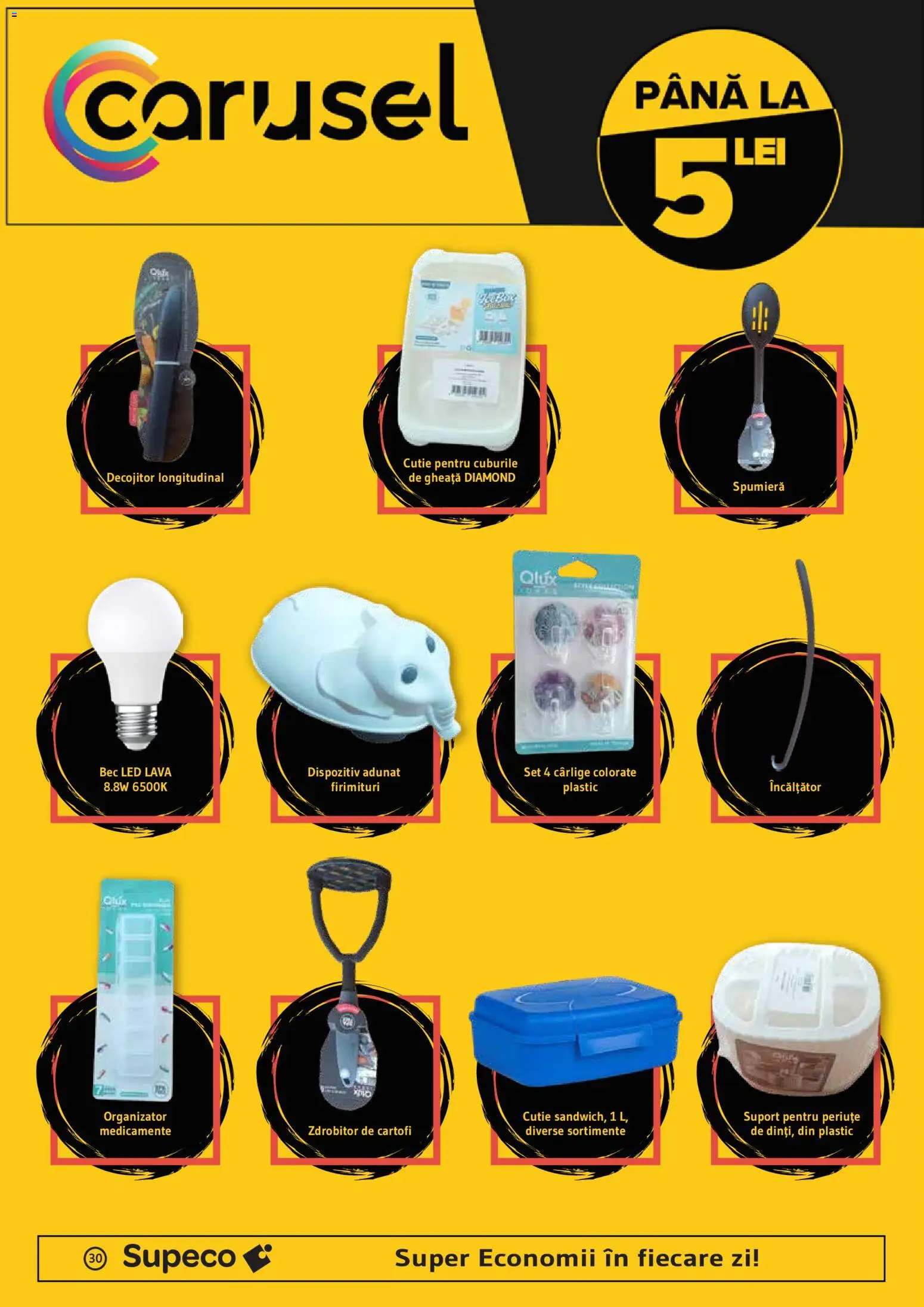 Noul catalog Supeco – valabil de la 20.08.2026 | Pagină: 30 | Produse: Cutie, Organizator, Cartofi, Suport
