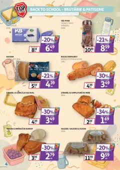 Ofertele Auchan valabile de la 09.09.2026 | Pagină: 4 | Produse: Ștrudel, Brânză, Șuncă, Mere