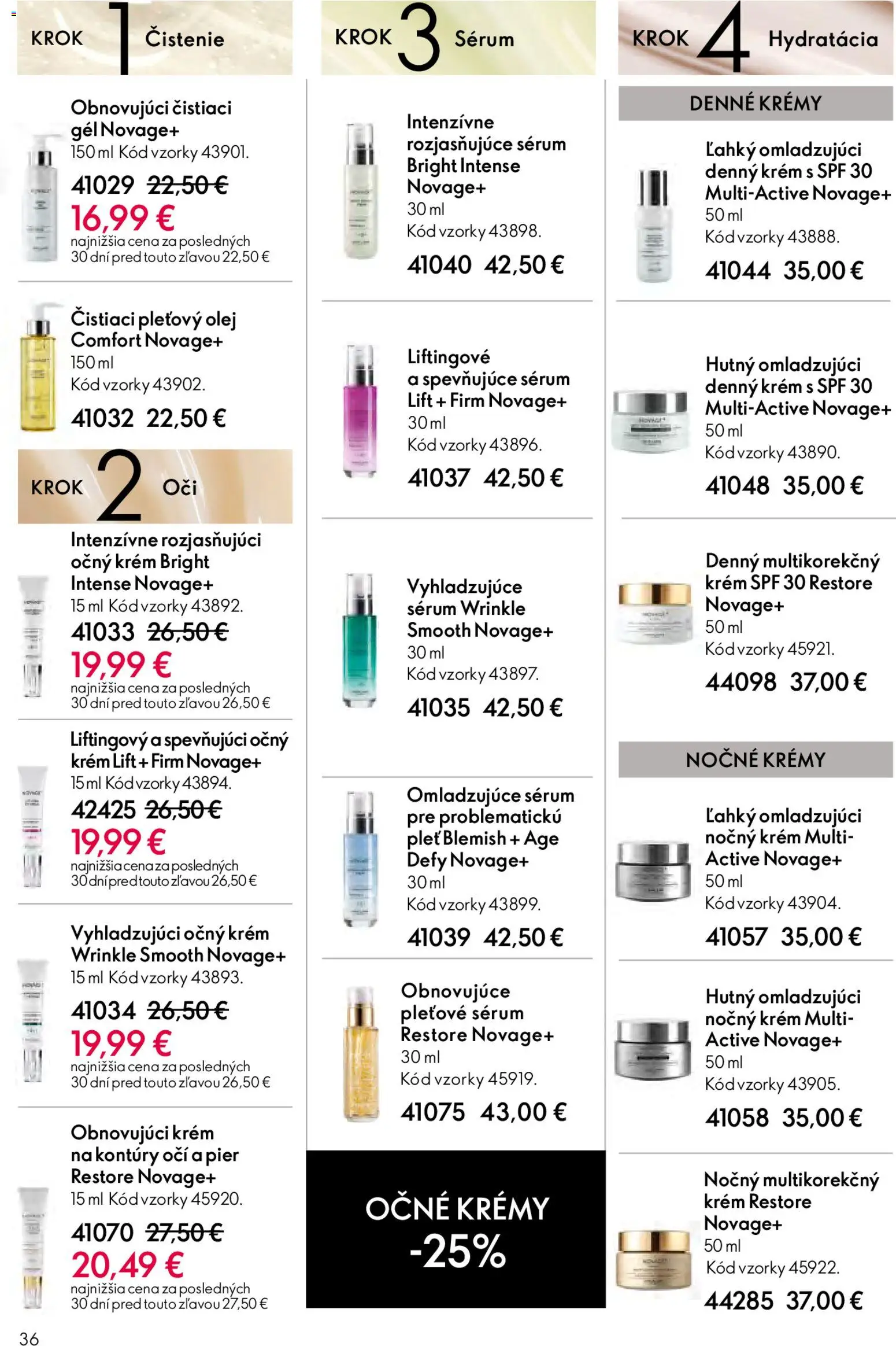 Nové Oriflame akcie – leták je platný od 25.03.2026 | Strana: 36 | Produkty: Olej, Krém